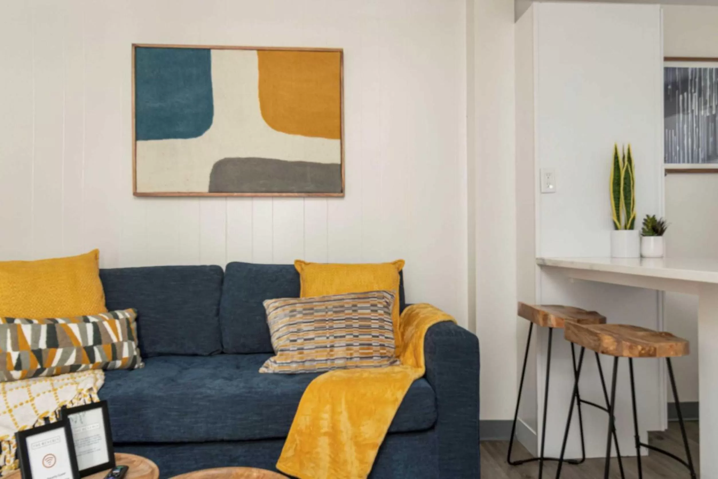 Living room in The Beverly