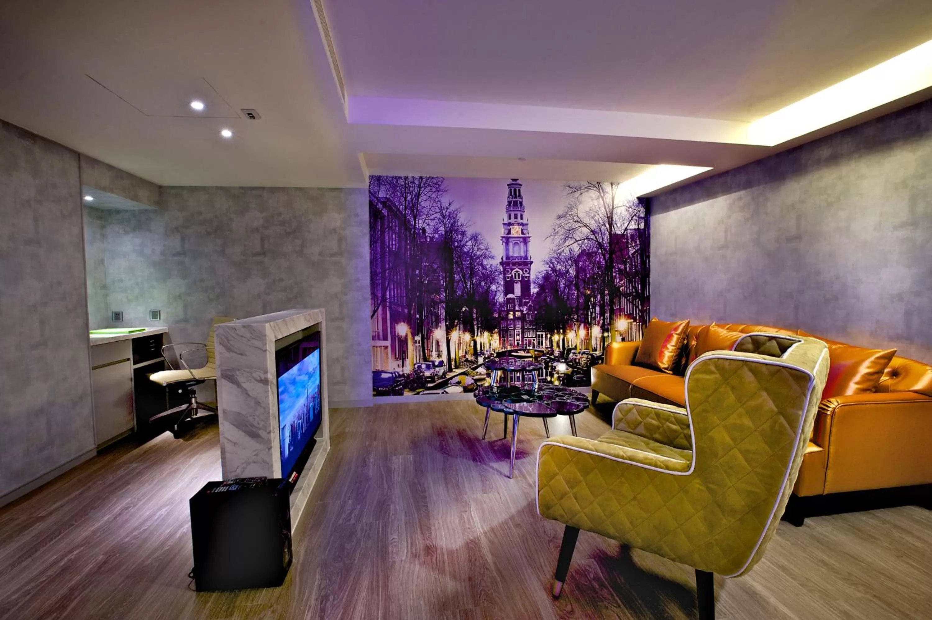 Decorative detail in FX Hotel Kaohsiung Zhonghua Road Branch