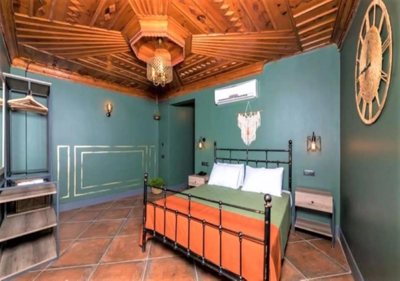 Bed in Sunset Hotel Marmaris