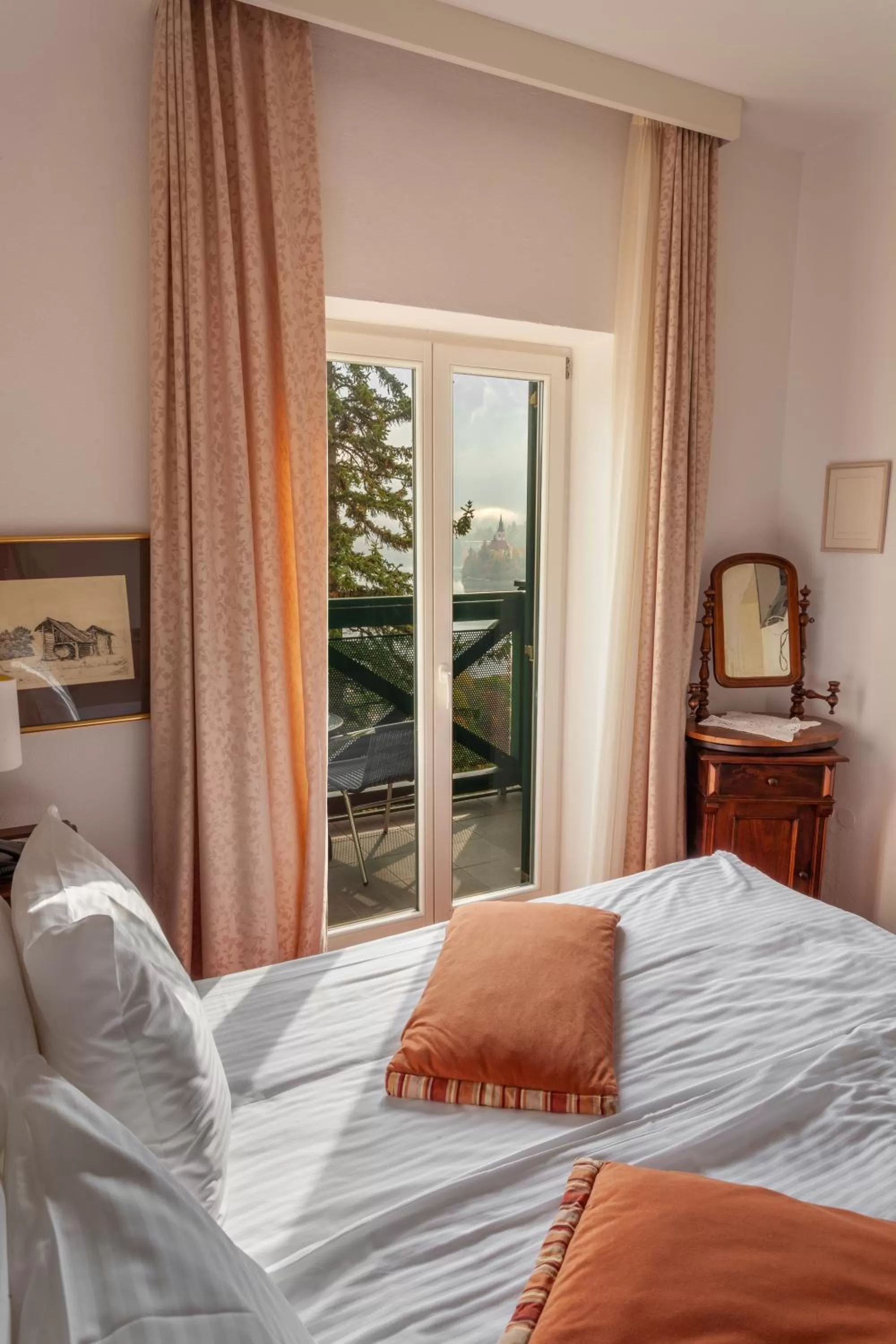 Bed in Hotel Triglav