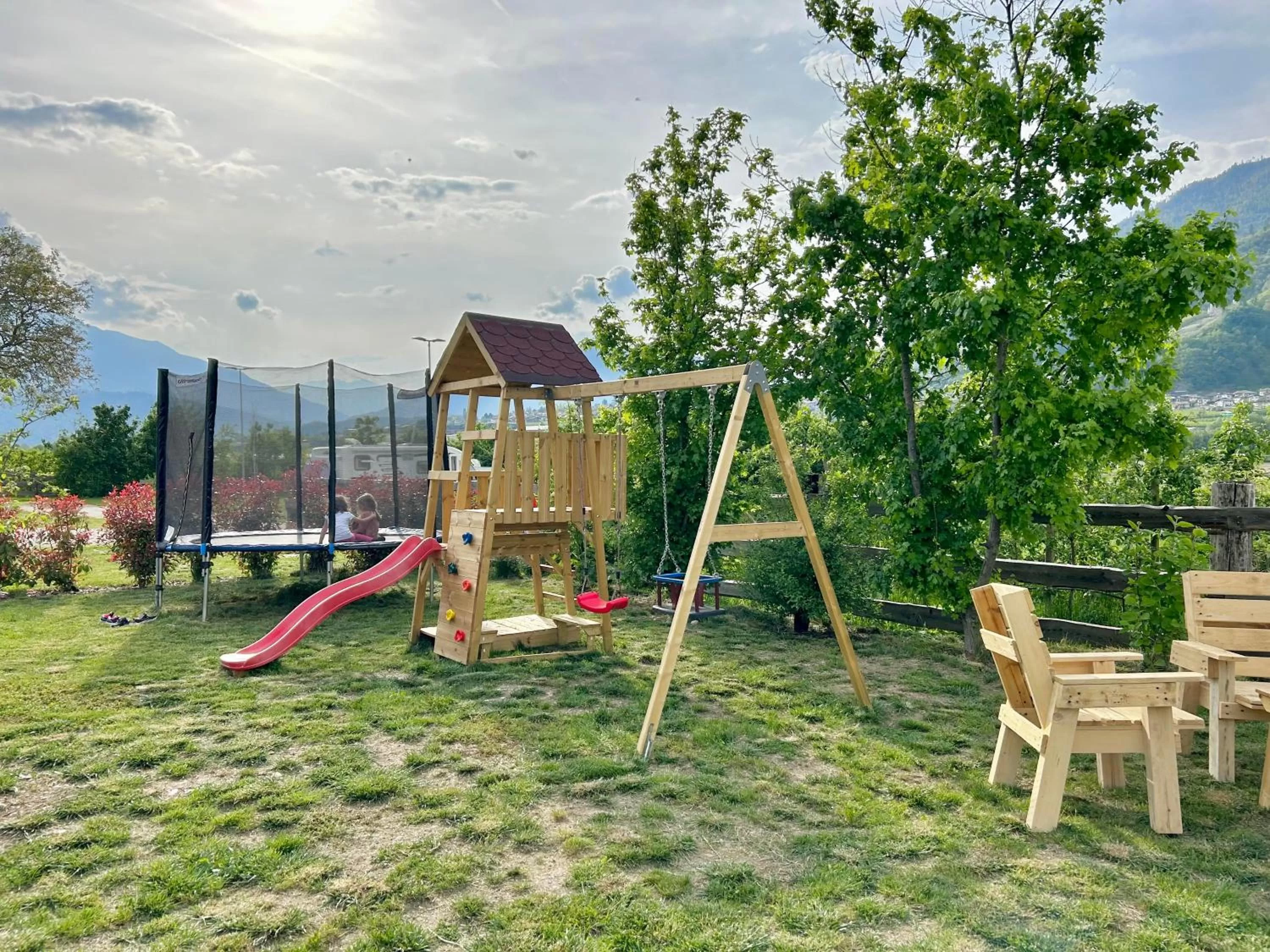 Children play ground in Agritur Airone Bed & Camping