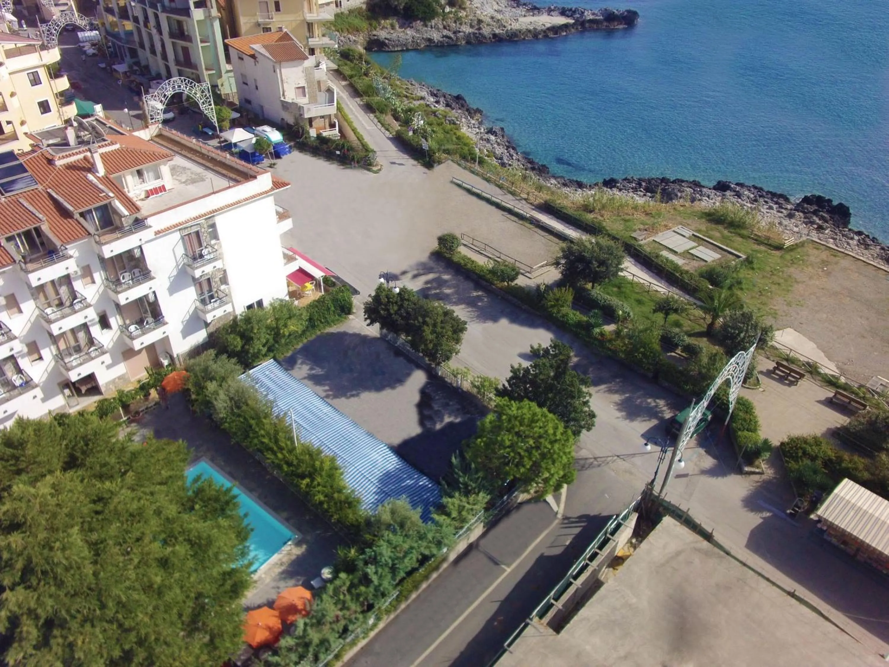 Bird's eye view in Hotel Calanca