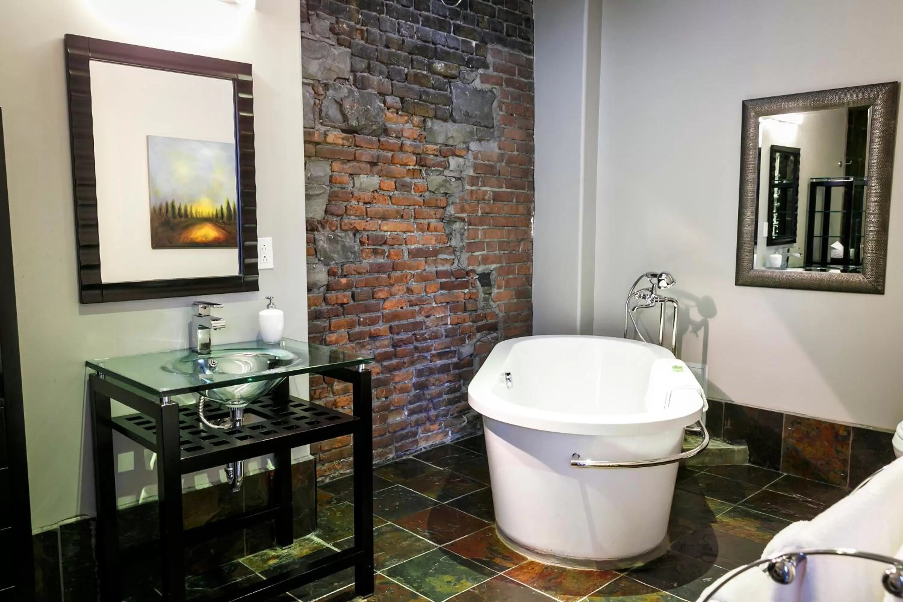 Bathroom in Blue on Water