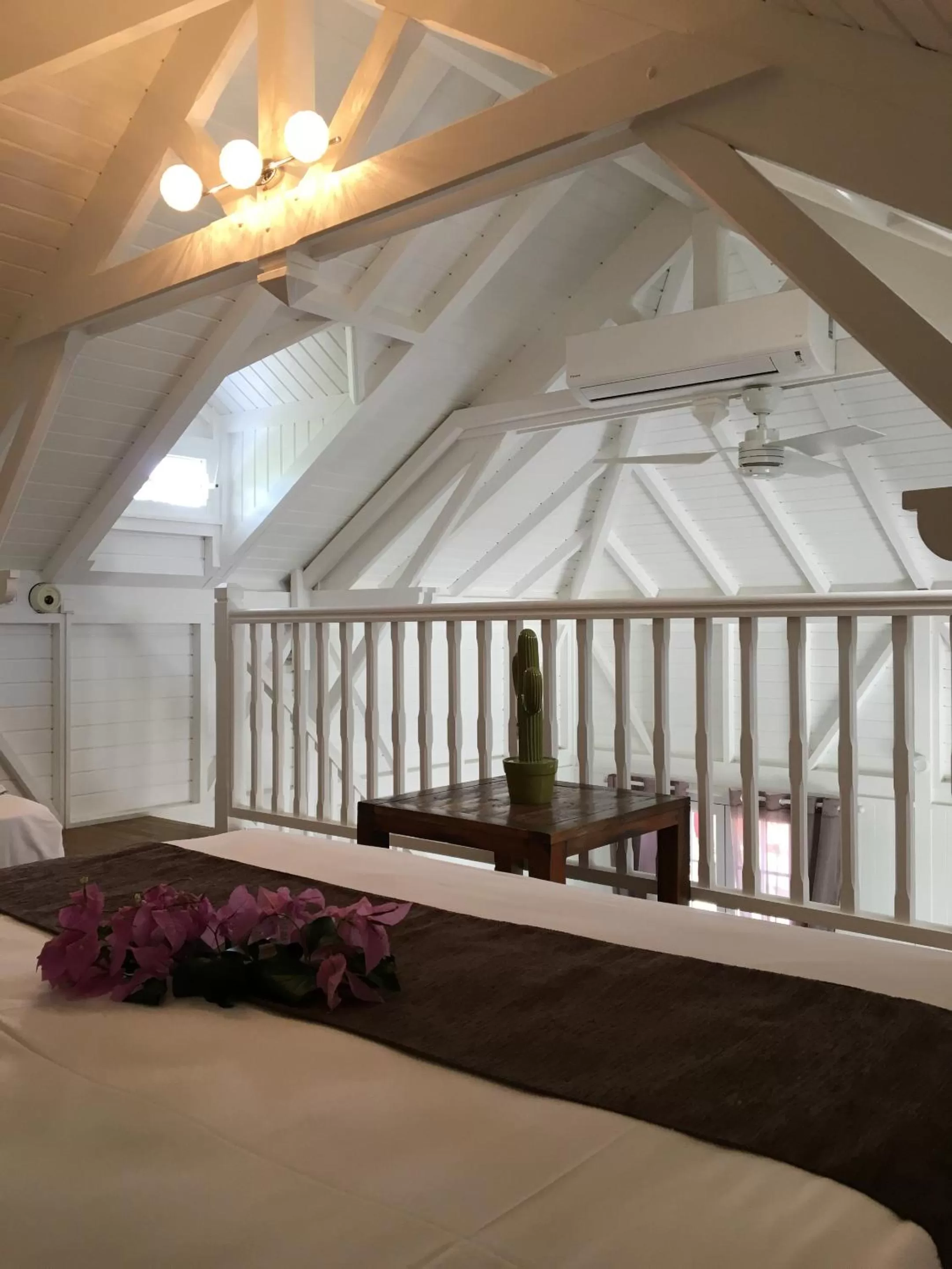 Bedroom in Chambres d'hôtes et villas chez Flo