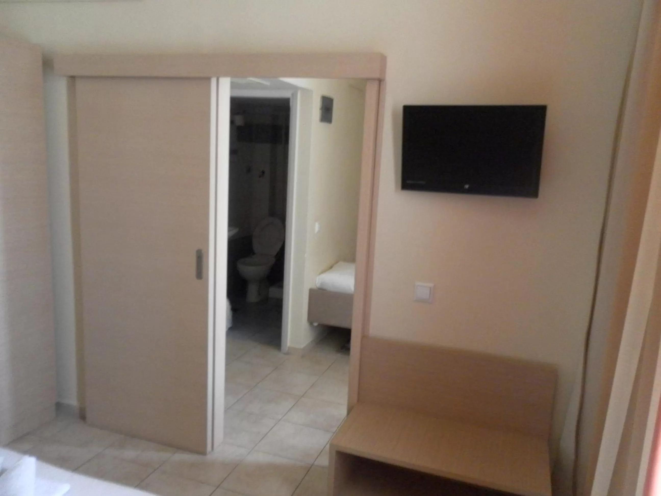 City view, Bed in Esperia