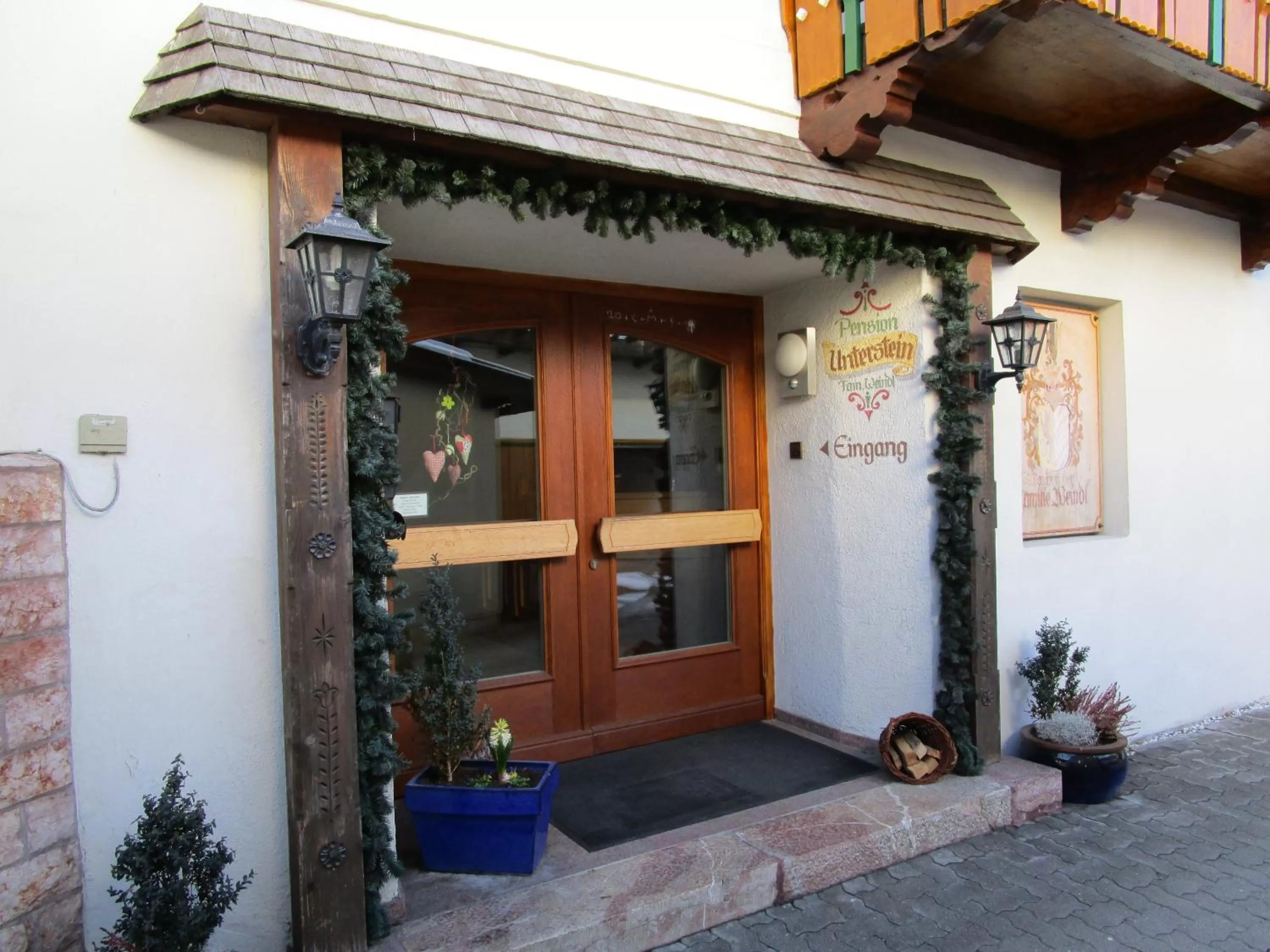 Facade/entrance in Pension Unterstein