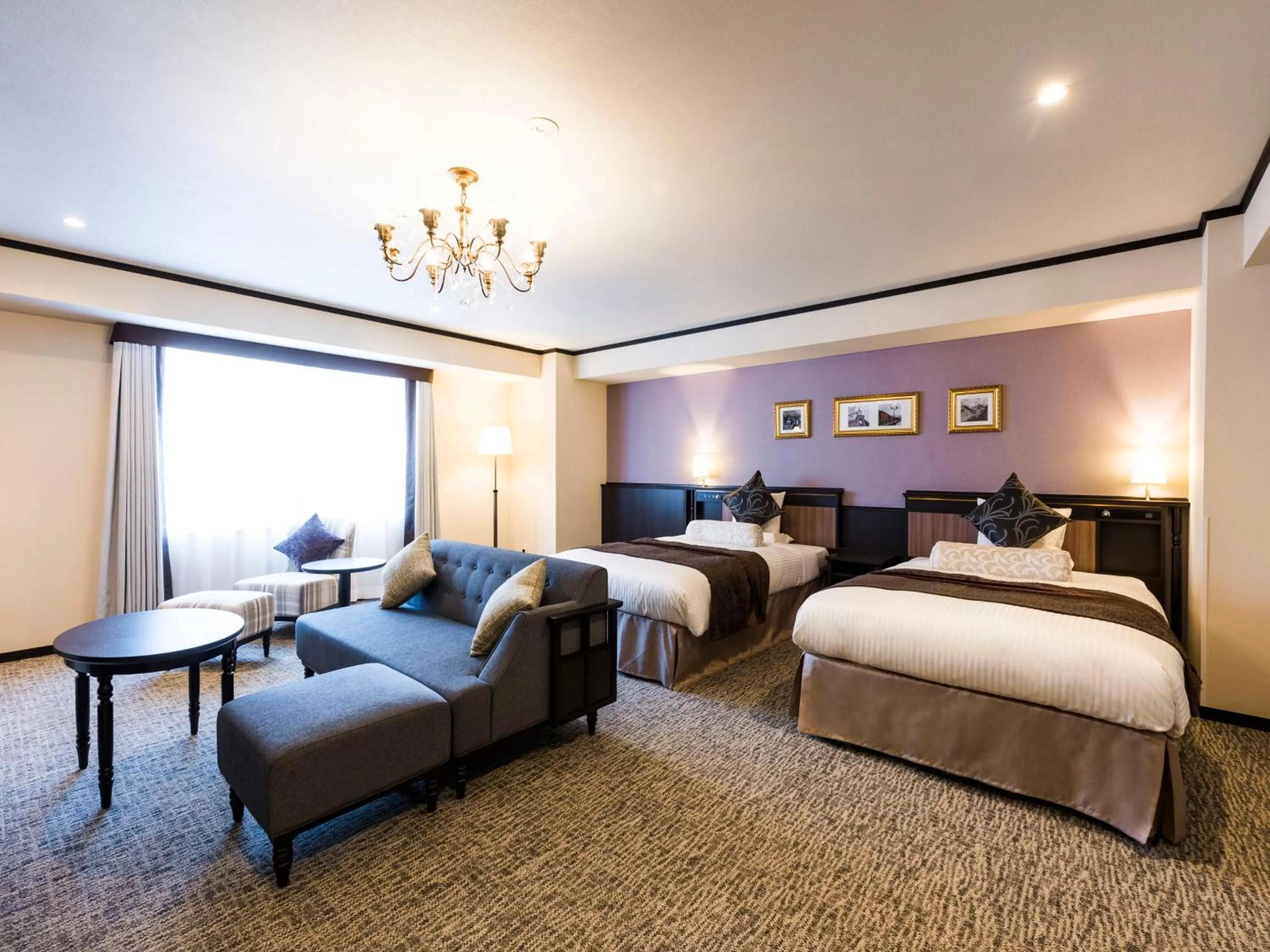 Spring, Bed in Hotel Sonia Otaru