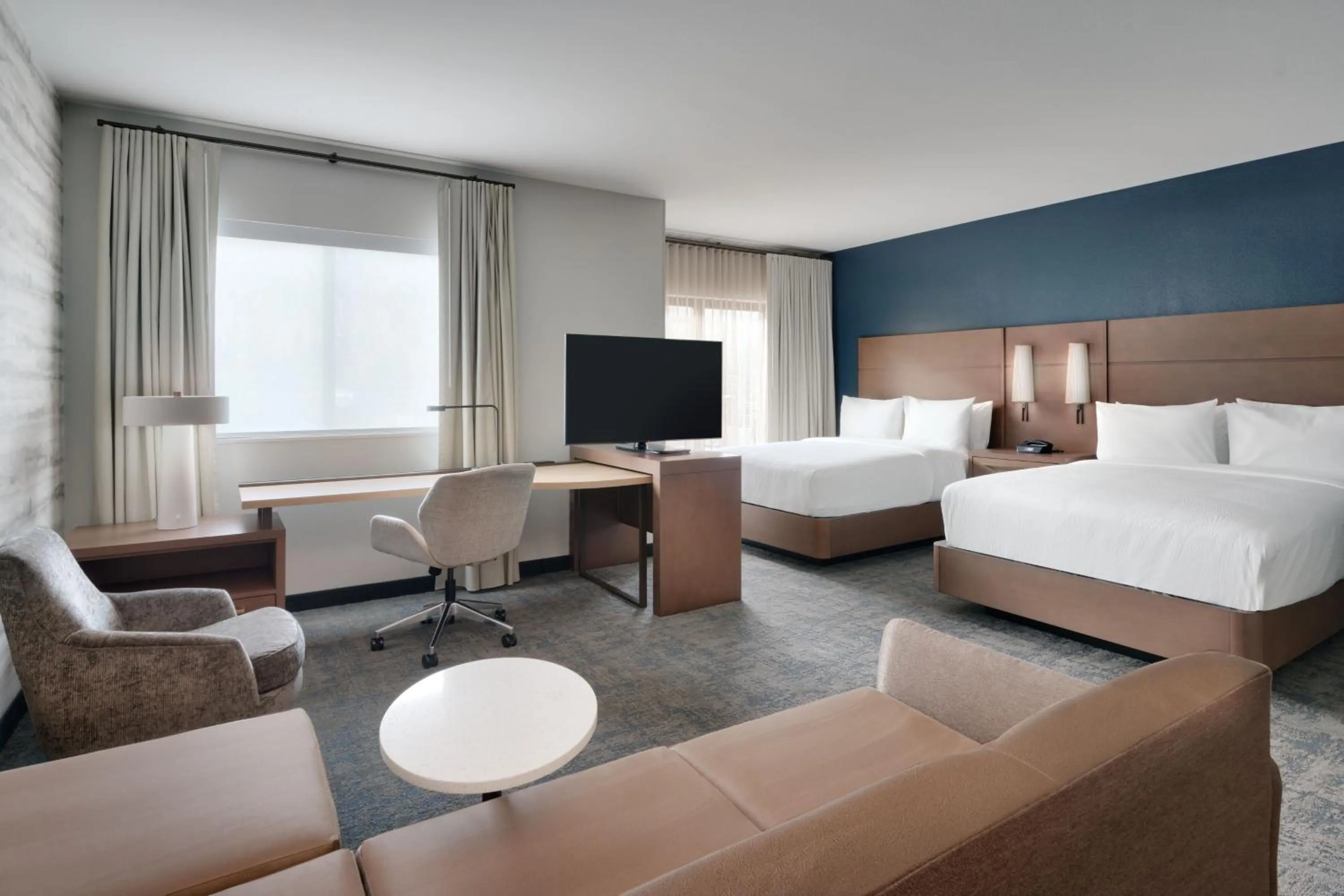 Seating area, Bed in Residence Inn by Marriott Vail