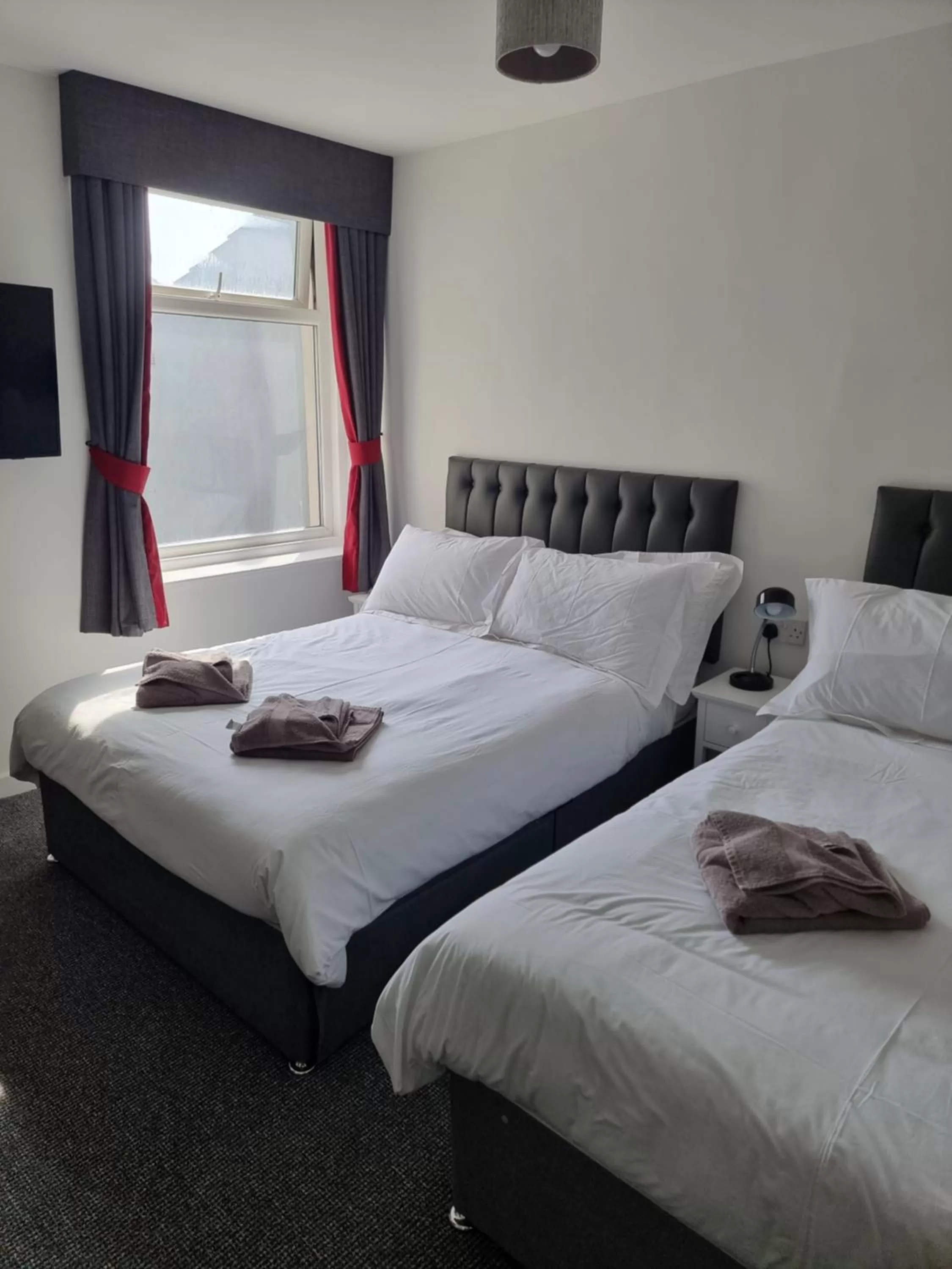 Bed in Langley House Hotel