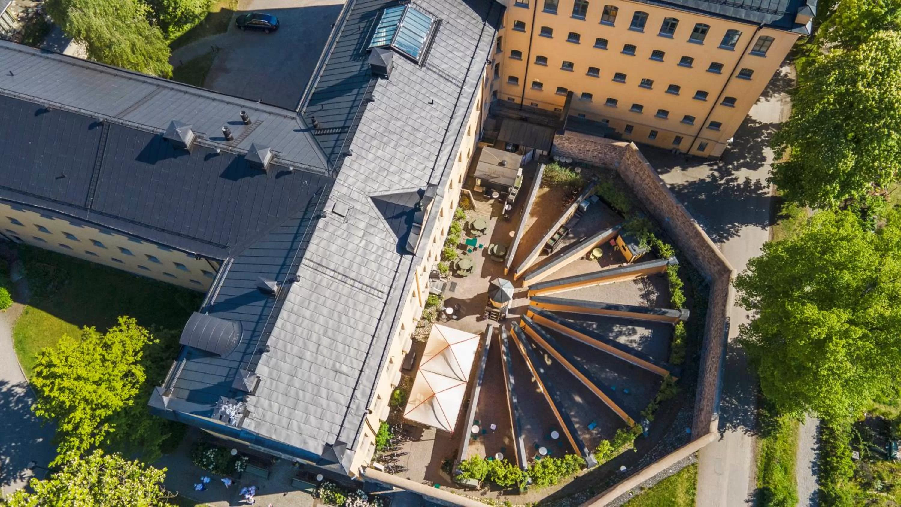 Bird's eye view in Långholmen Hotell