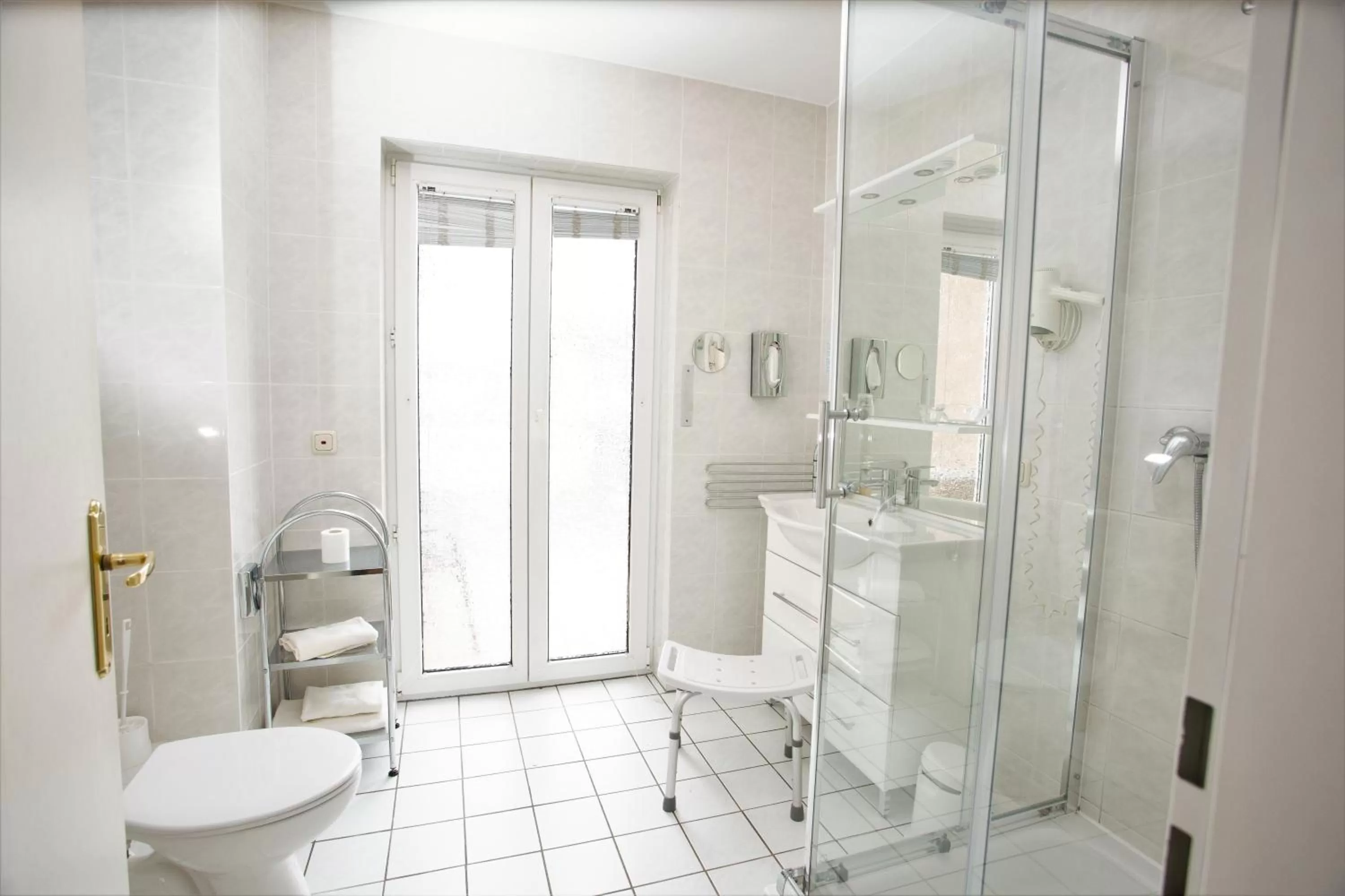 Bathroom in Gästehaus Am Vogelsang