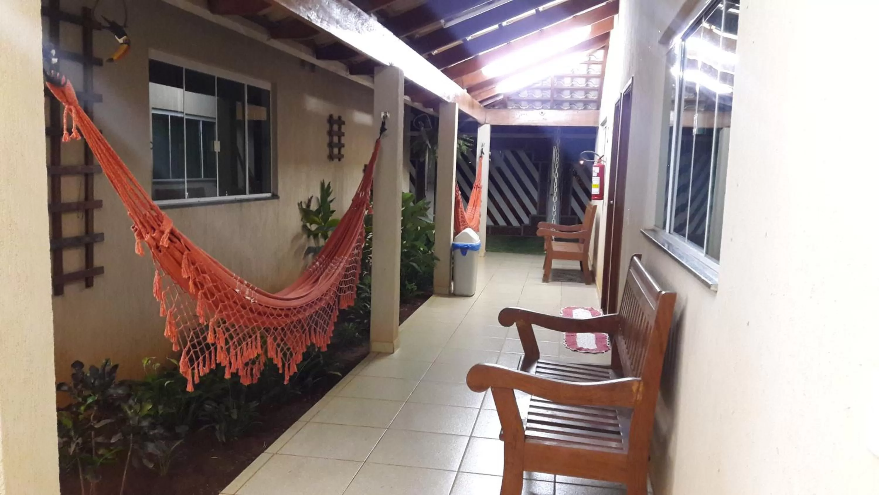 Patio in Pousada DuKalango