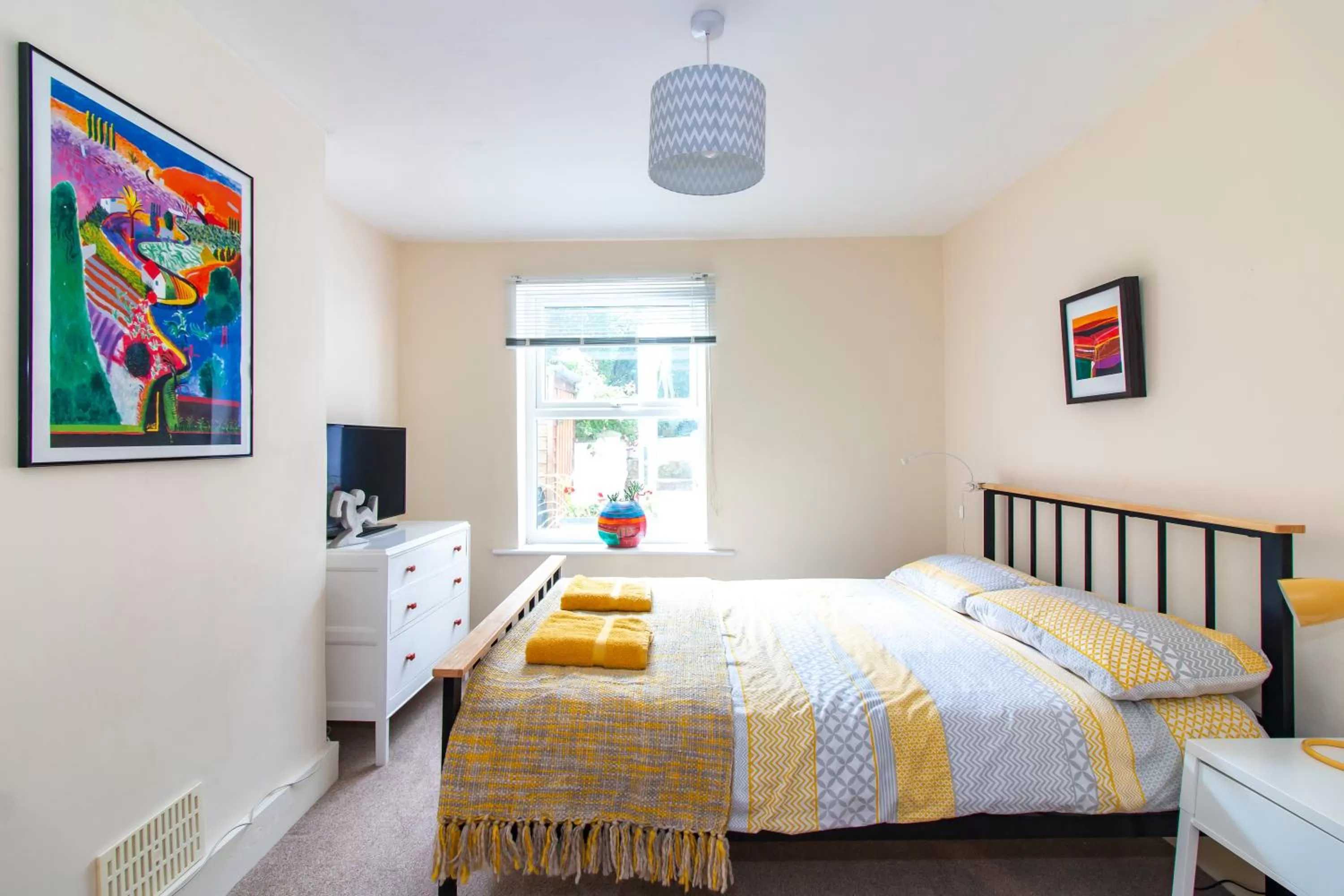 Bedroom, Bed in Bradstone Garden Retreat