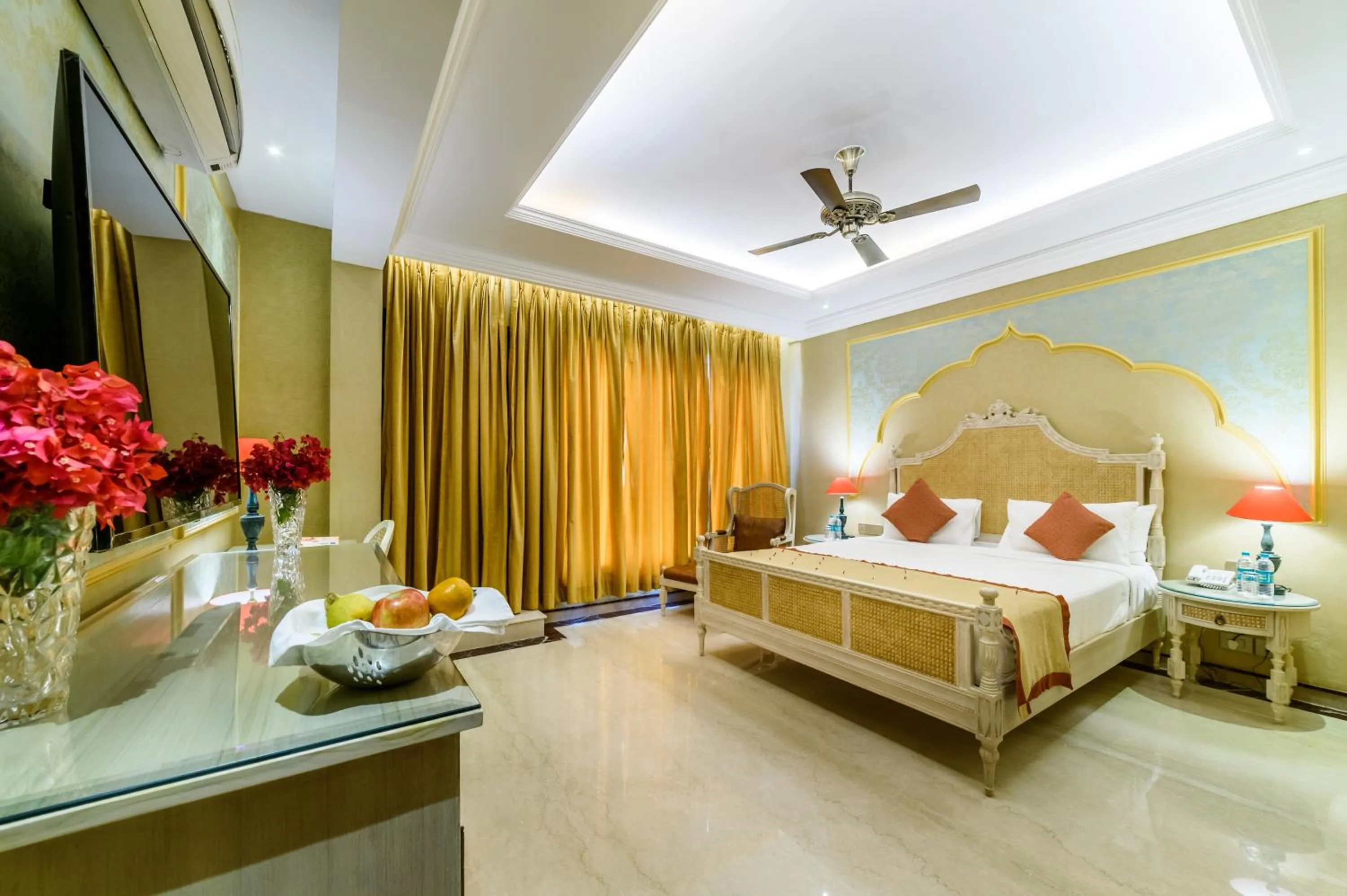 Bedroom, Bed in Fort Rajwada,Jaisalmer