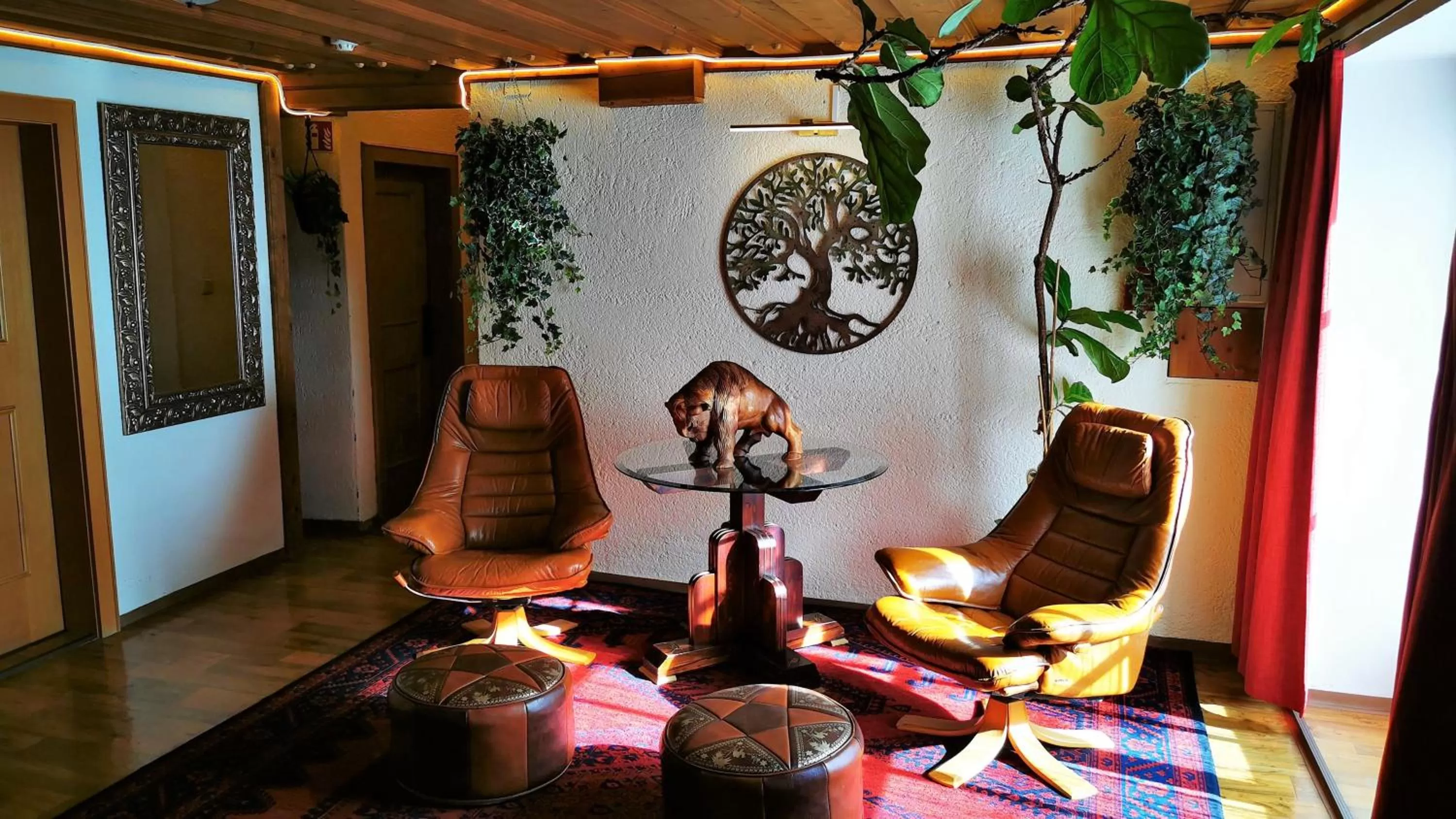 Seating area in Gasthof Geronimo