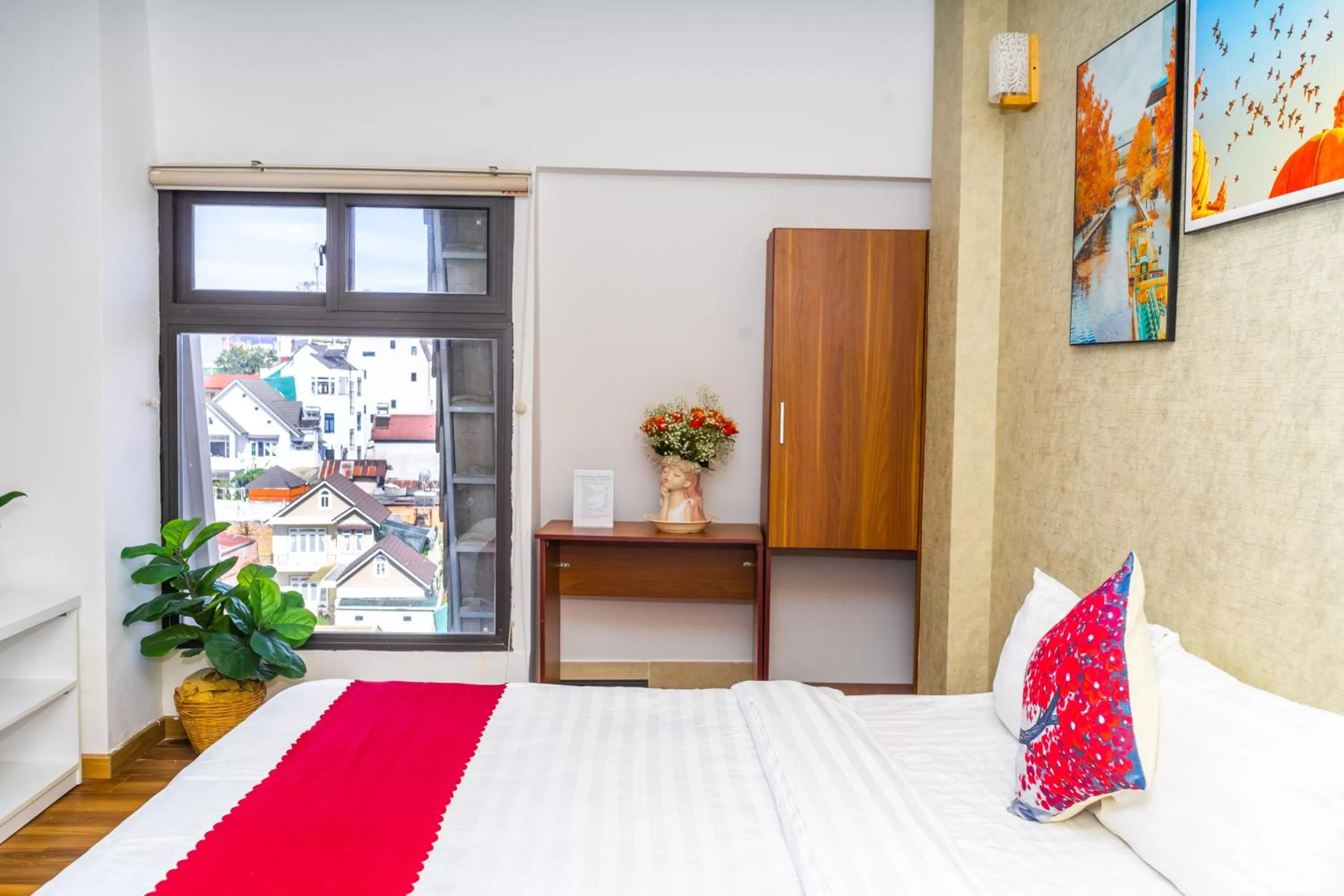 Bed in Ngàn Phố Studio & Love Hotel