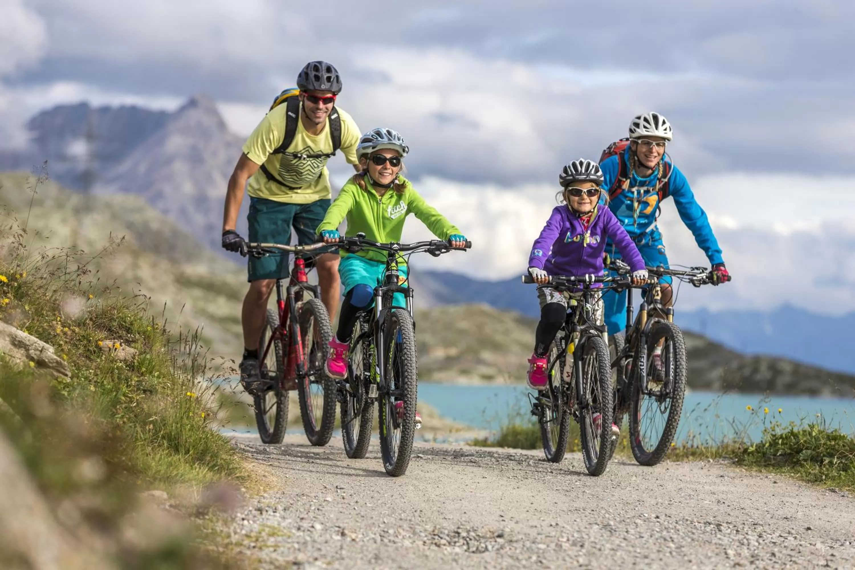 Cycling in Randolins Familienresort