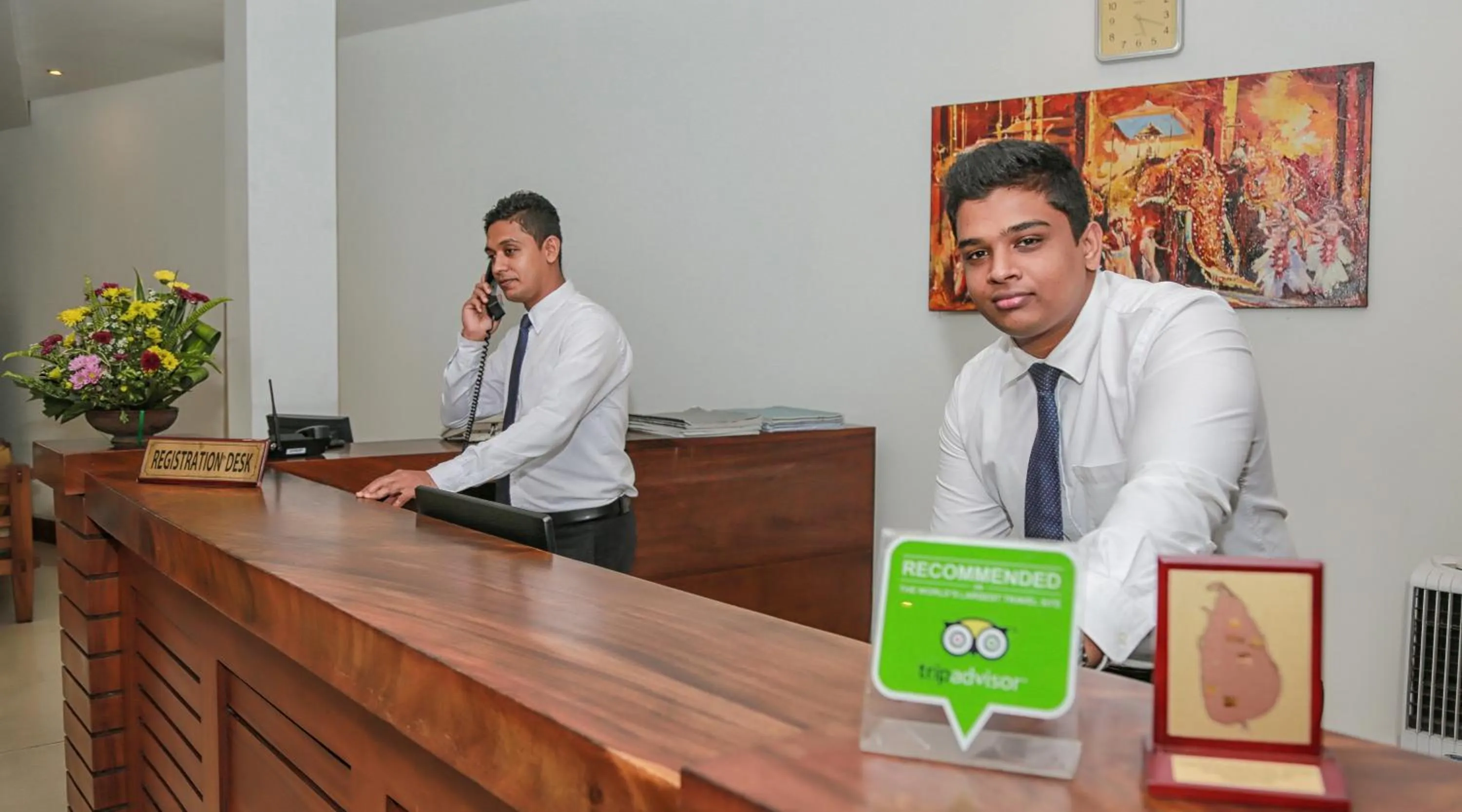 Lobby or reception in Senani Hotel