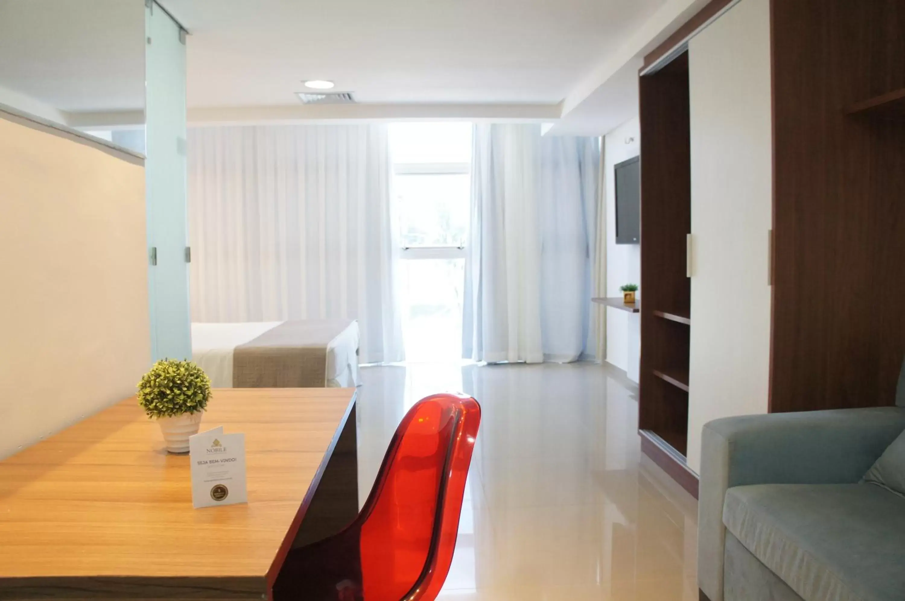 Deluxe Double Room with Sea View in Nobile Suítes Tambaú Deluxe Double Room with Sea View in Nobile Suítes Tambaú