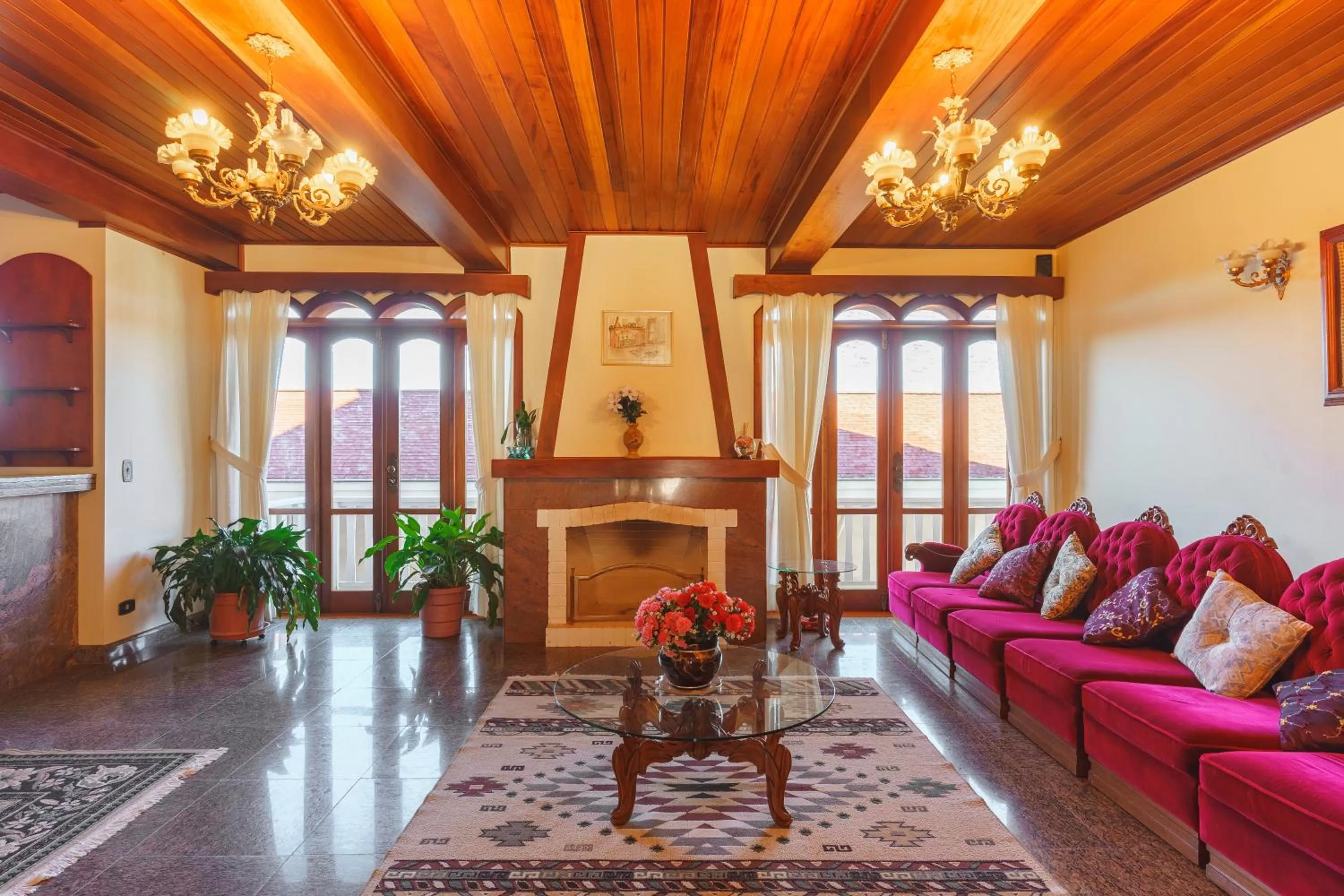 Living room in Pousada Recanto Almeida