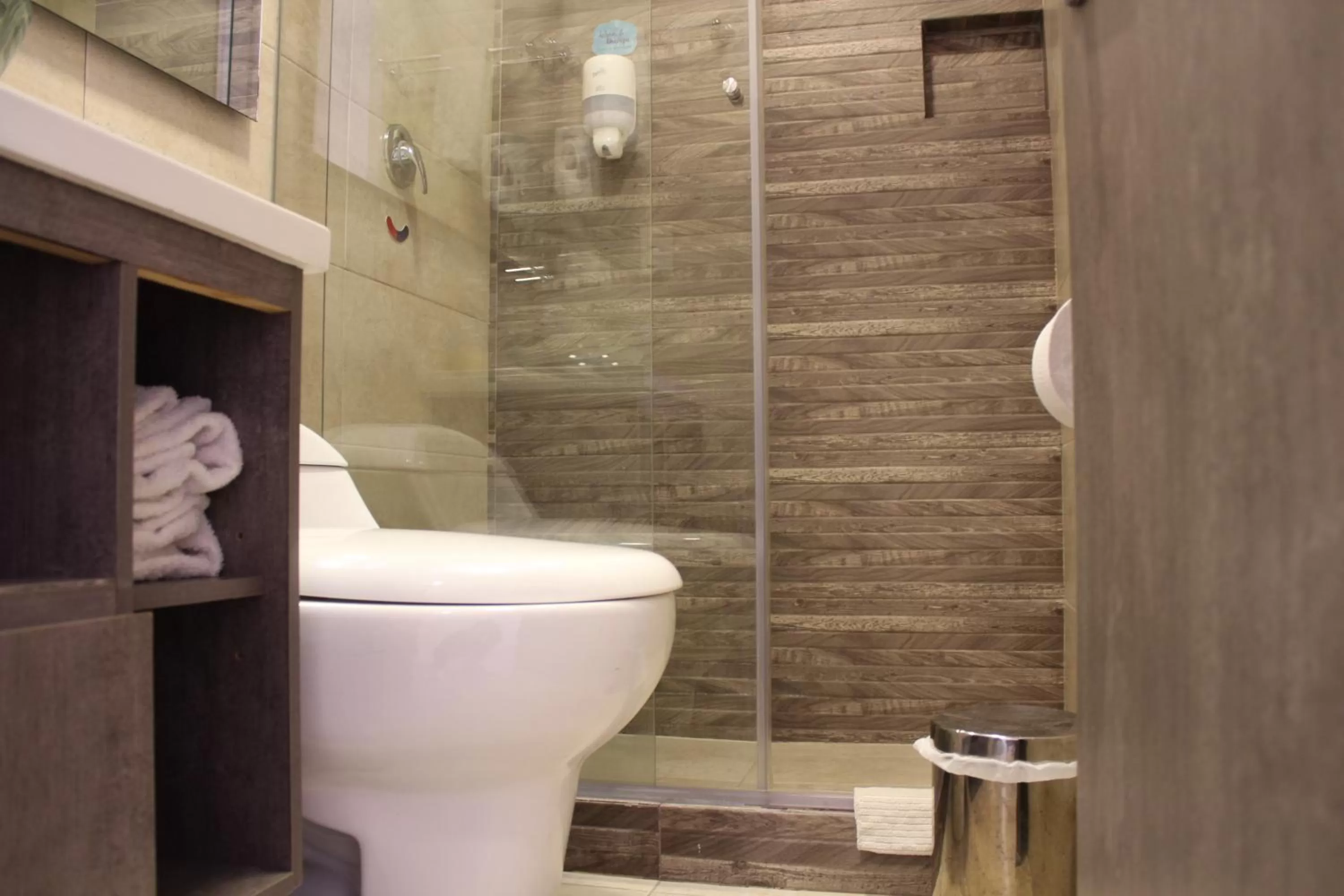 Shower, Bathroom in Agora Suites Self-Service Boutique Hotel