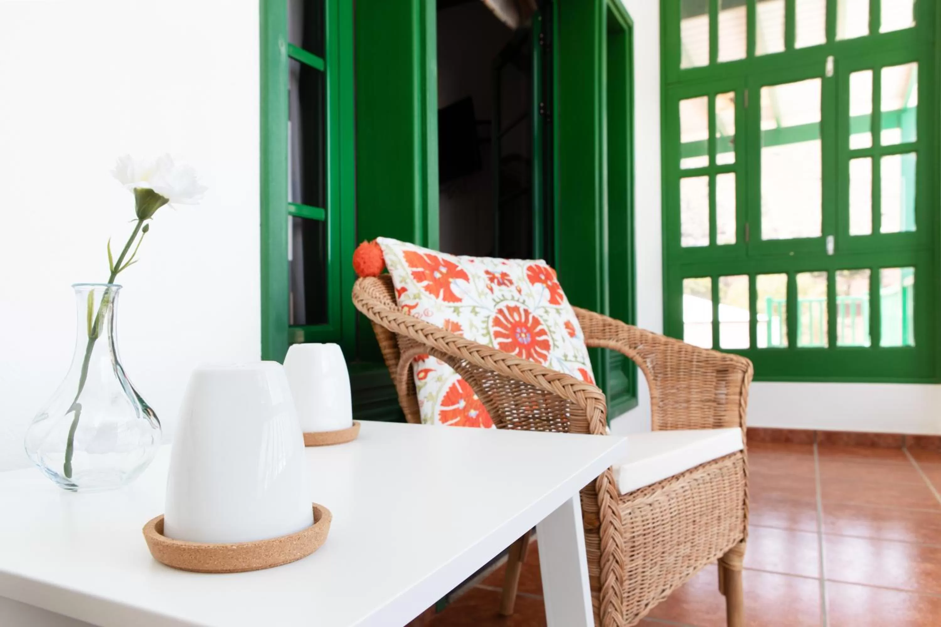 Balcony/Terrace in B&B Hotelito el Campo