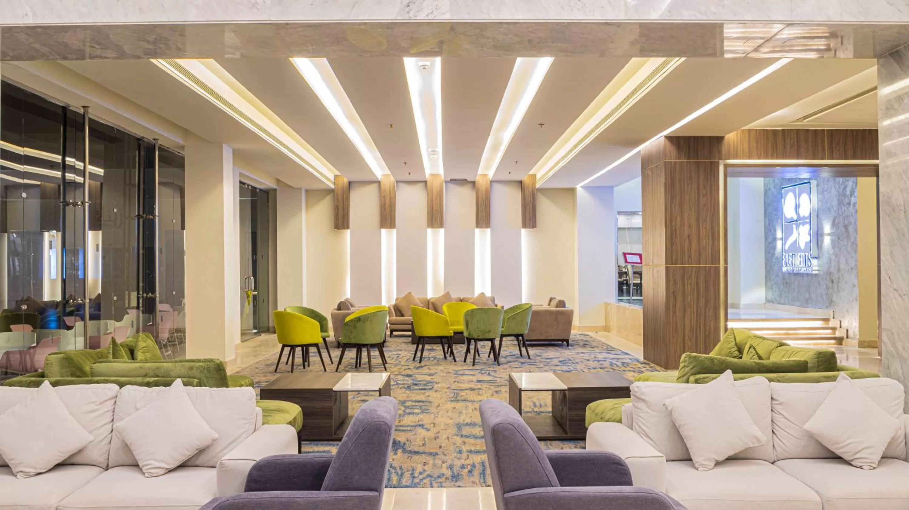 Seating area in Amarina Abu Soma Resort & Aquapark