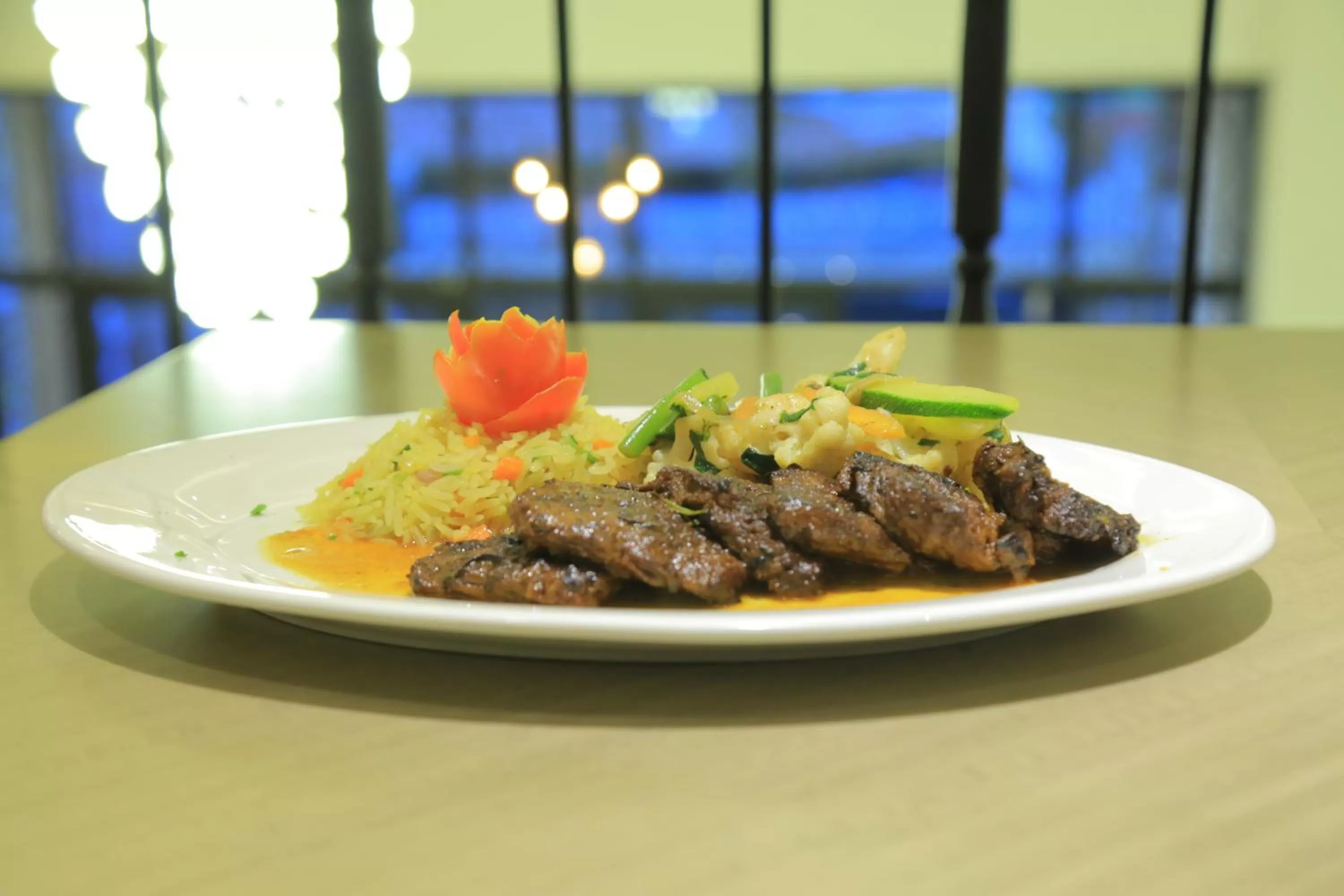 Food close-up in Check Inn Hotel Addis Ababa