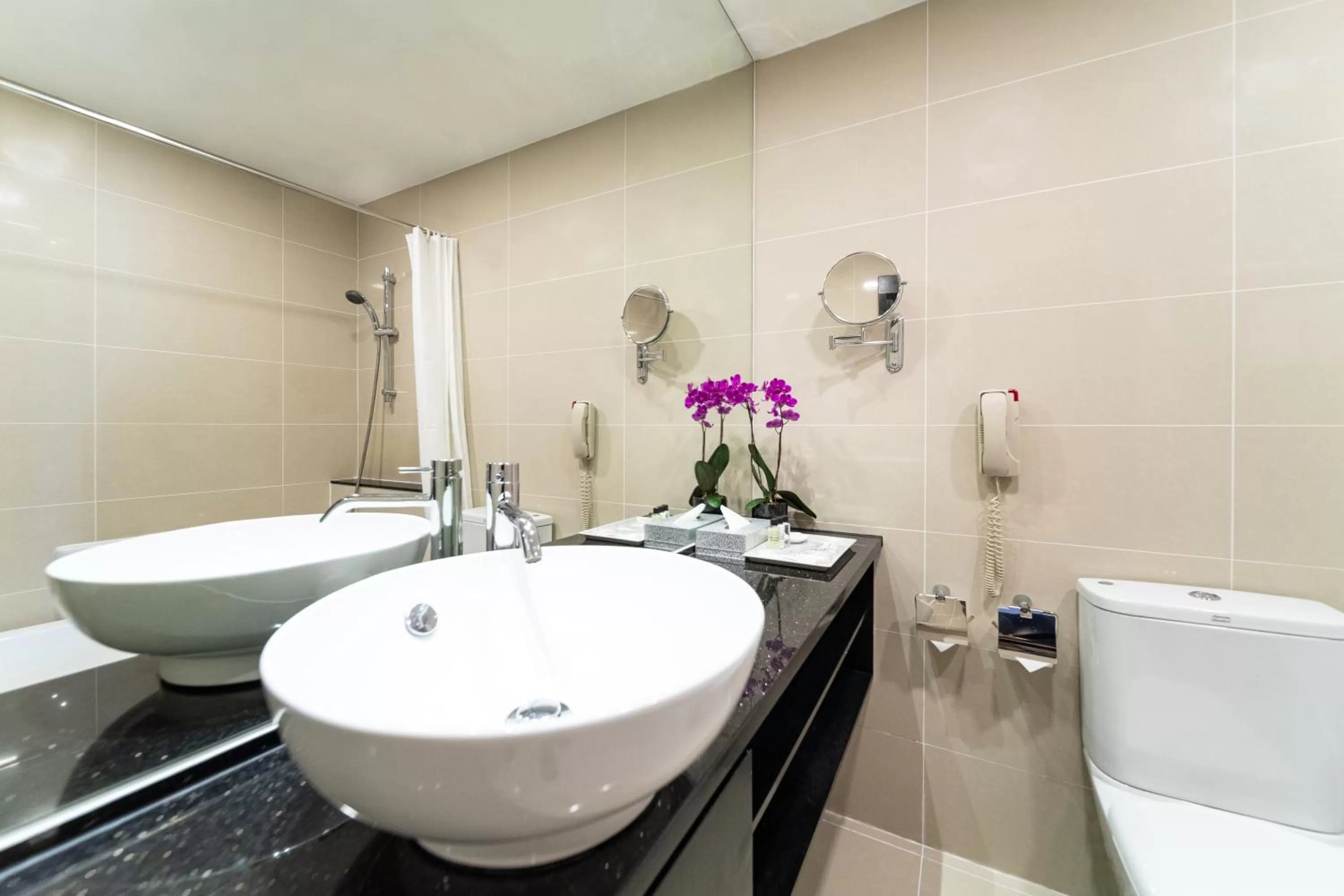 Toilet in Hotel Royal Queens