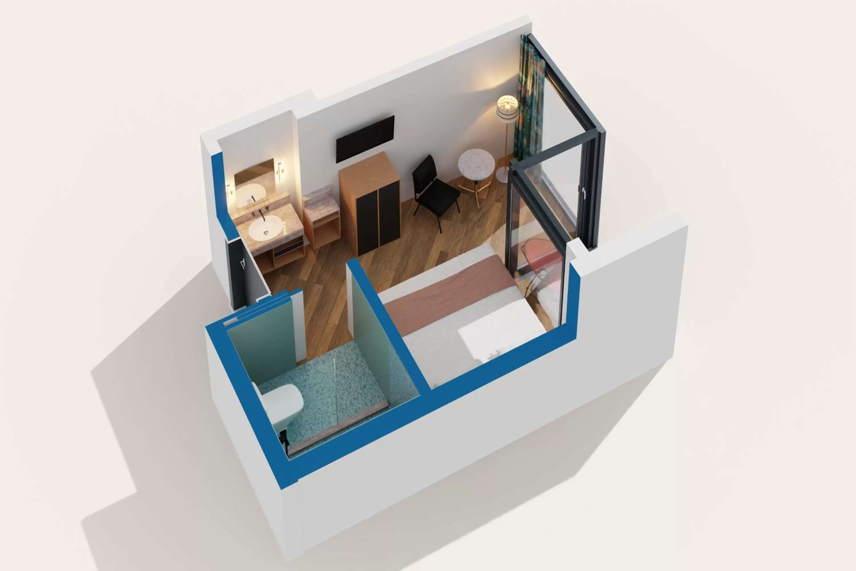 Bedroom in The Hotel Castro San Francisco