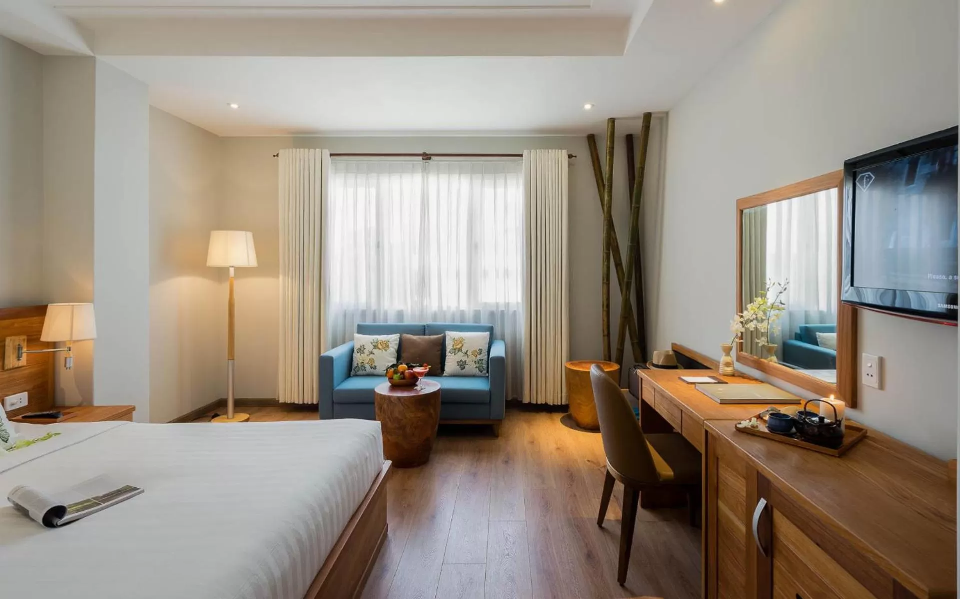 Bedroom, Bed in Silverland Yen Hotel