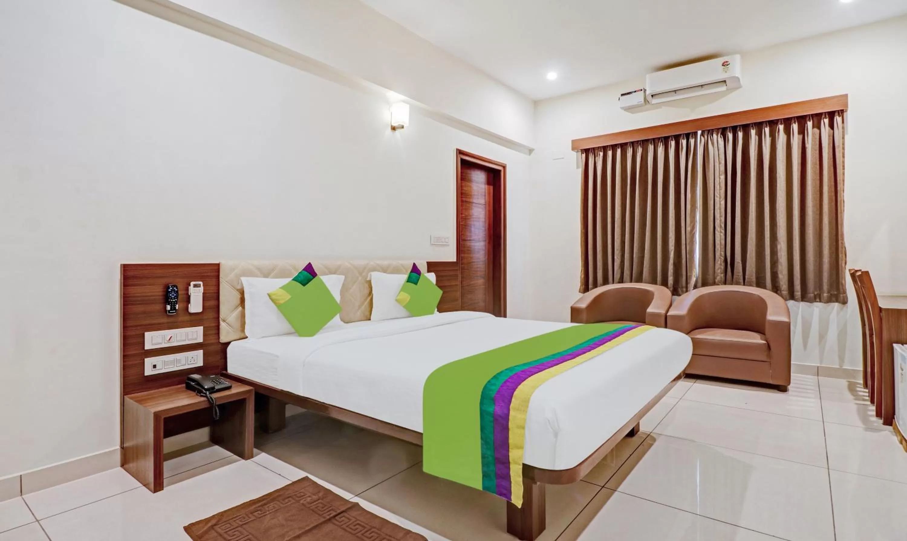 Bedroom, Bed in Treebo RJ Residency