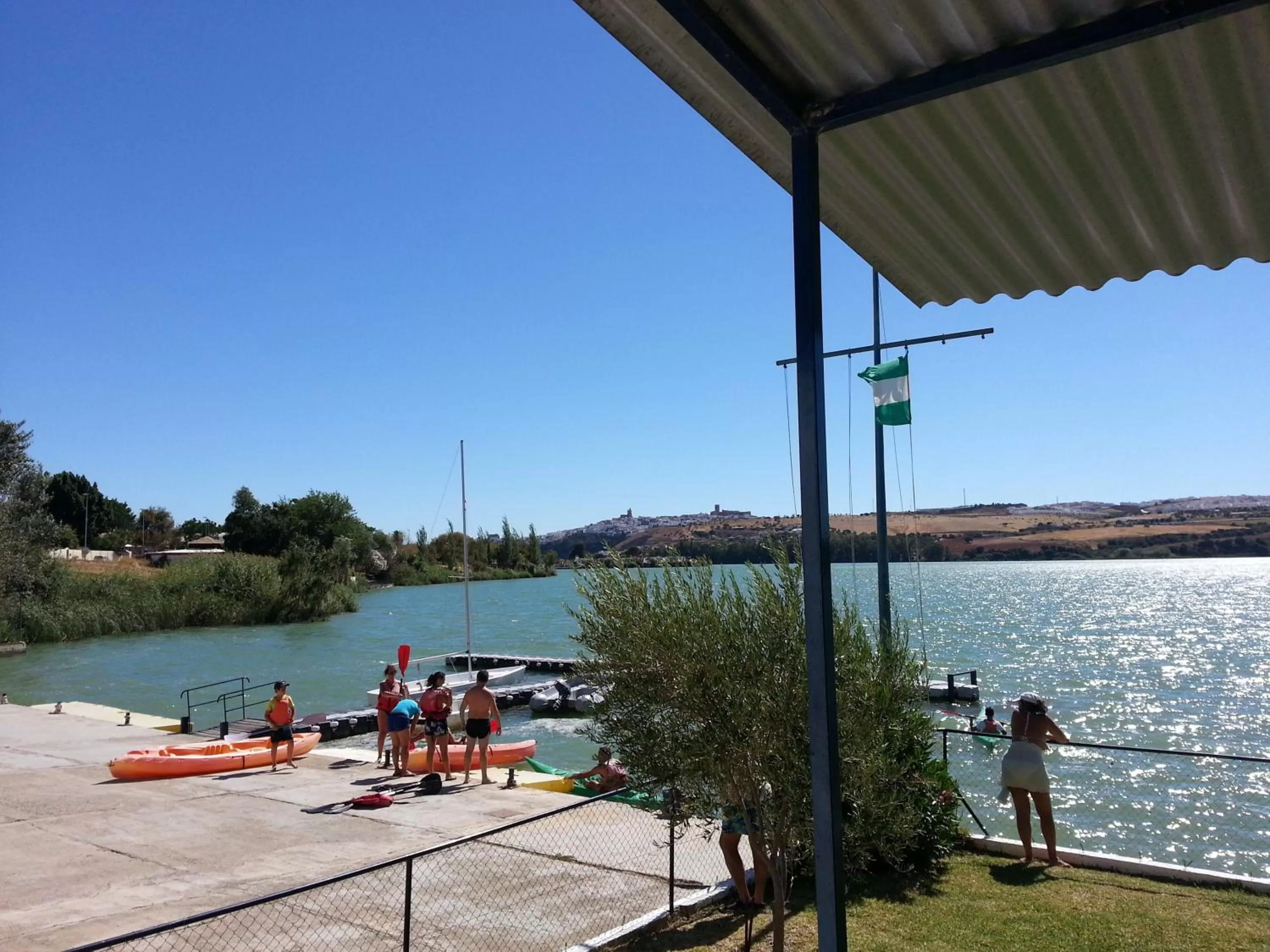 Canoeing in Hacienda El Santiscal