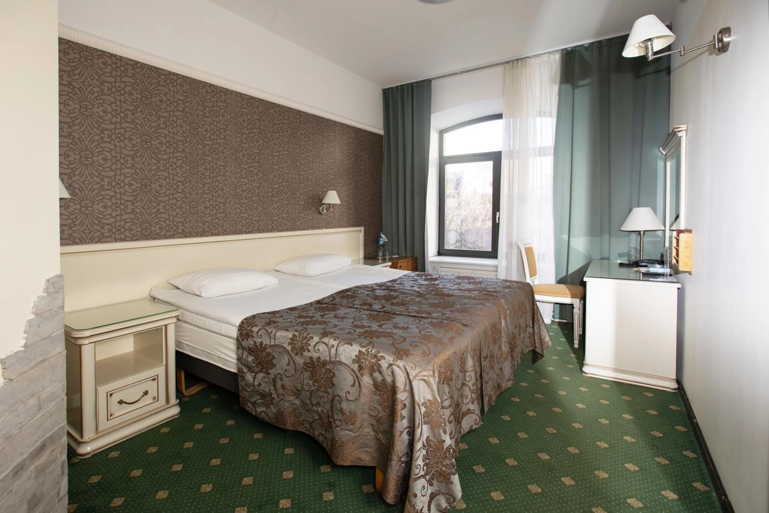 Bed in Hotel St. Barbara