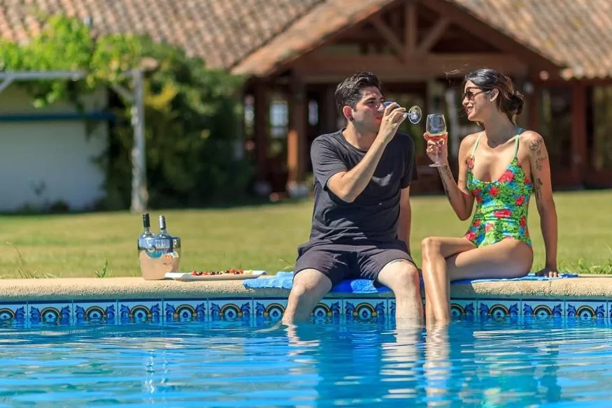 Swimming pool in Hotel Terraviña