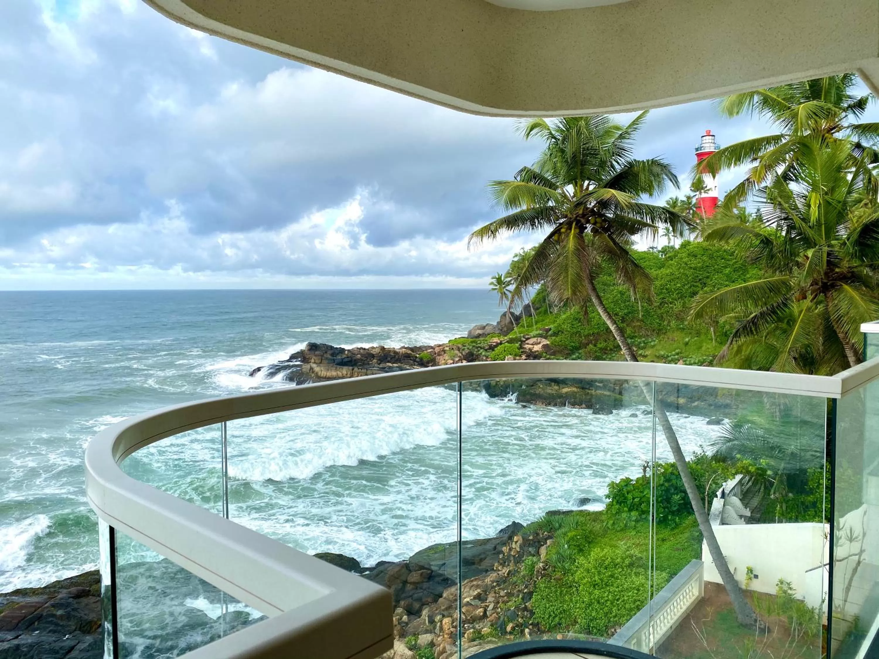 Balcony/Terrace in Rockholm at the Light House Beach