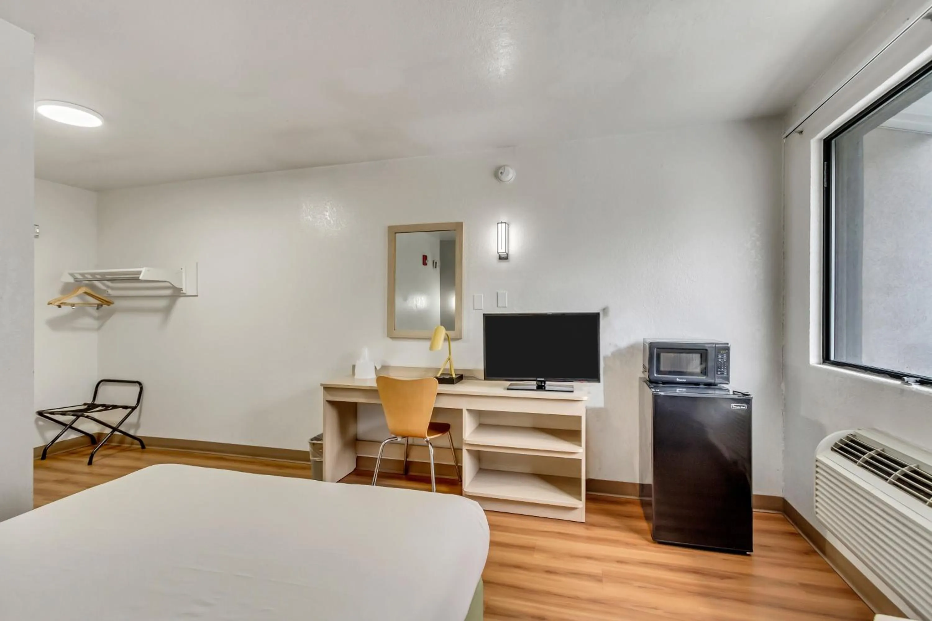 Bed in Motel 6 Ogden, UT- Downtown