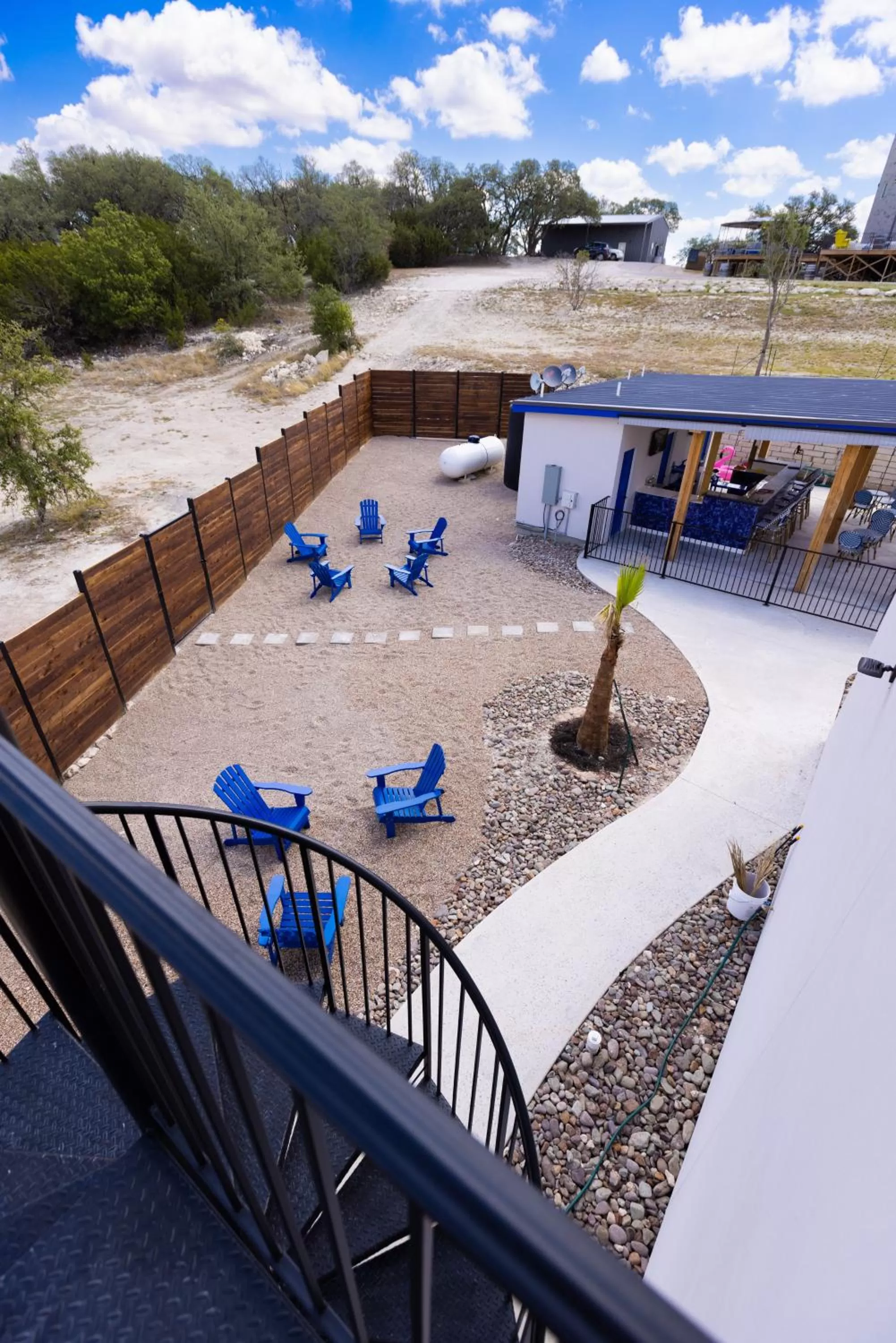 Patio in The Bentley Hotel on 290