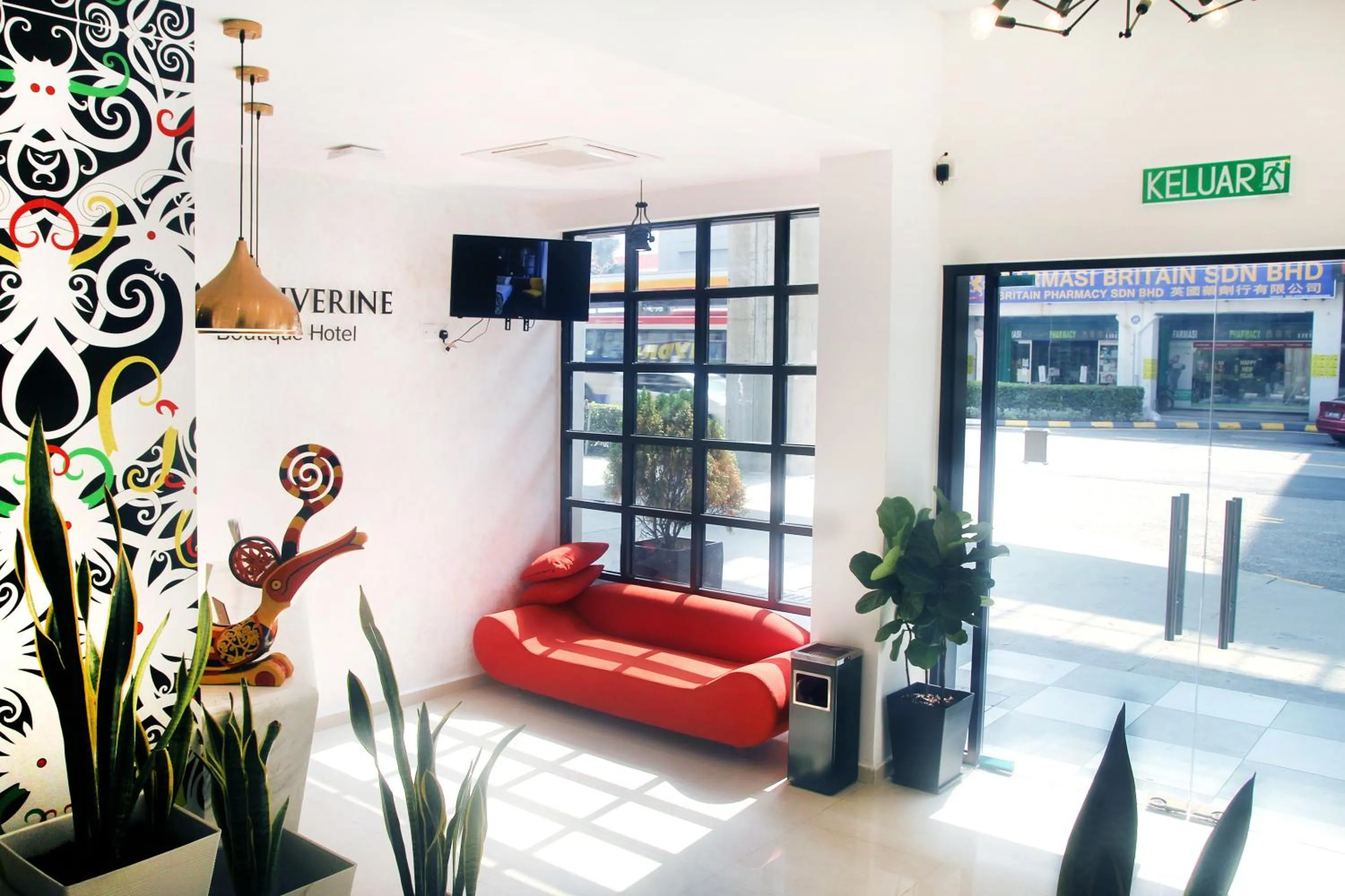 Lobby or reception in East Riverine Boutique Hotel