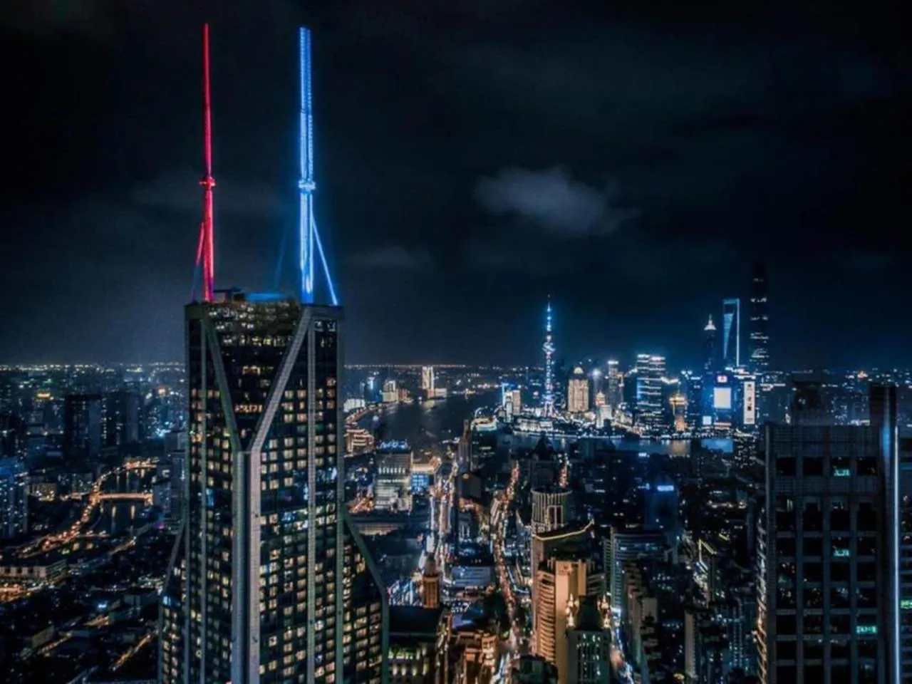 Bird's eye view in Conrad Shanghai