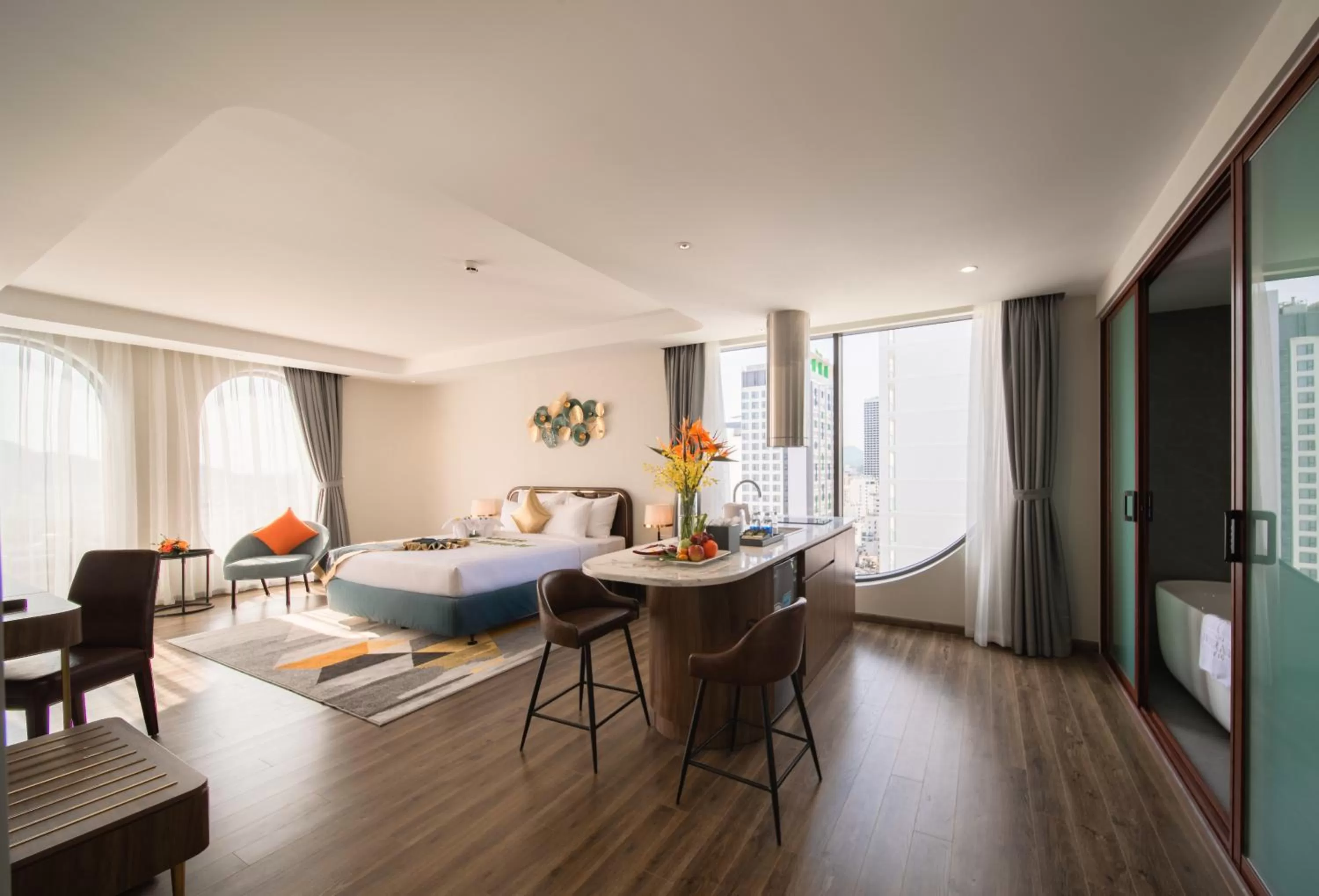 Bedroom in Grand Tourane Nha Trang Hotel