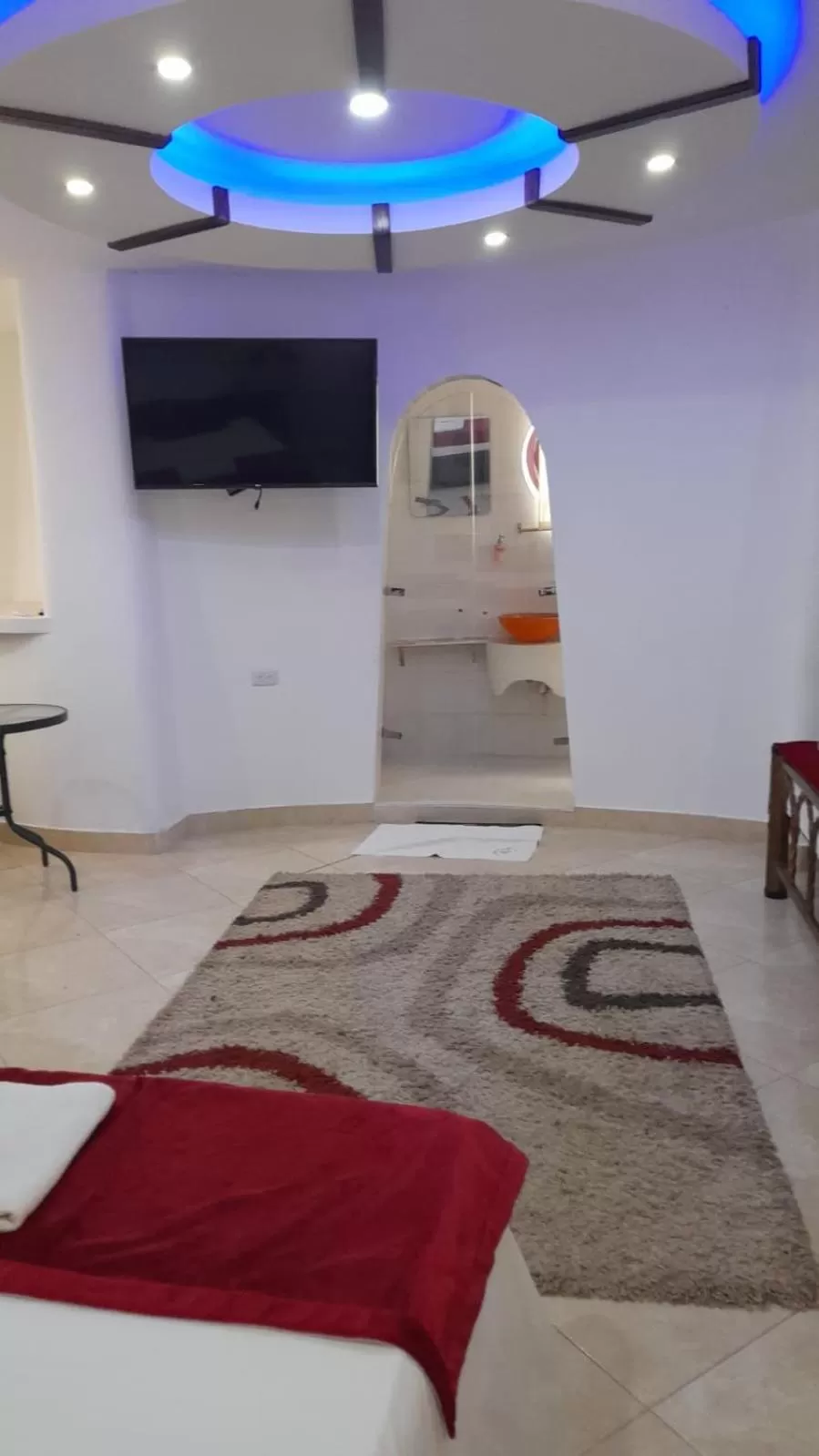 Bed in Eco-Hotel Villa Elina