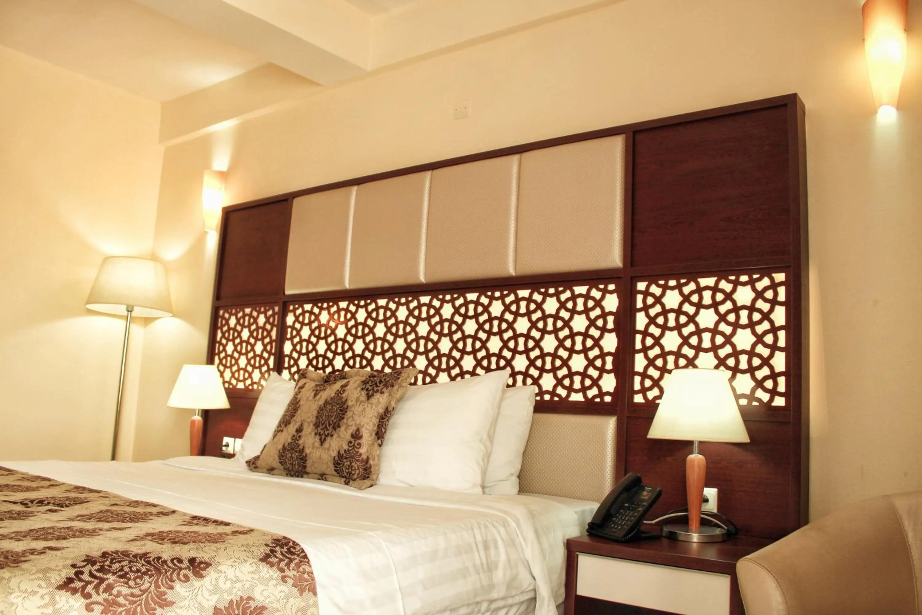 Bed in Atlantic Hotel