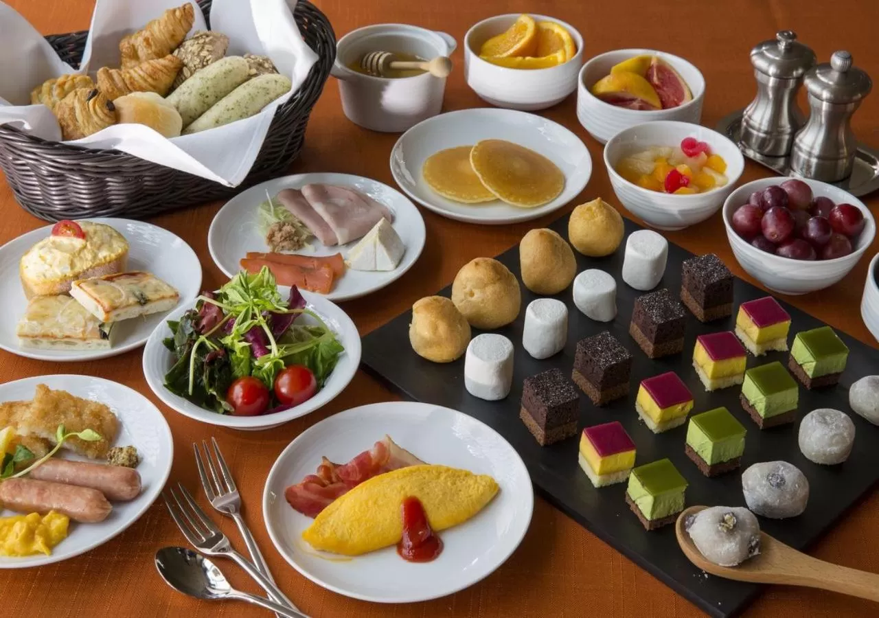 Buffet breakfast in Hotel Monterey Fukuoka