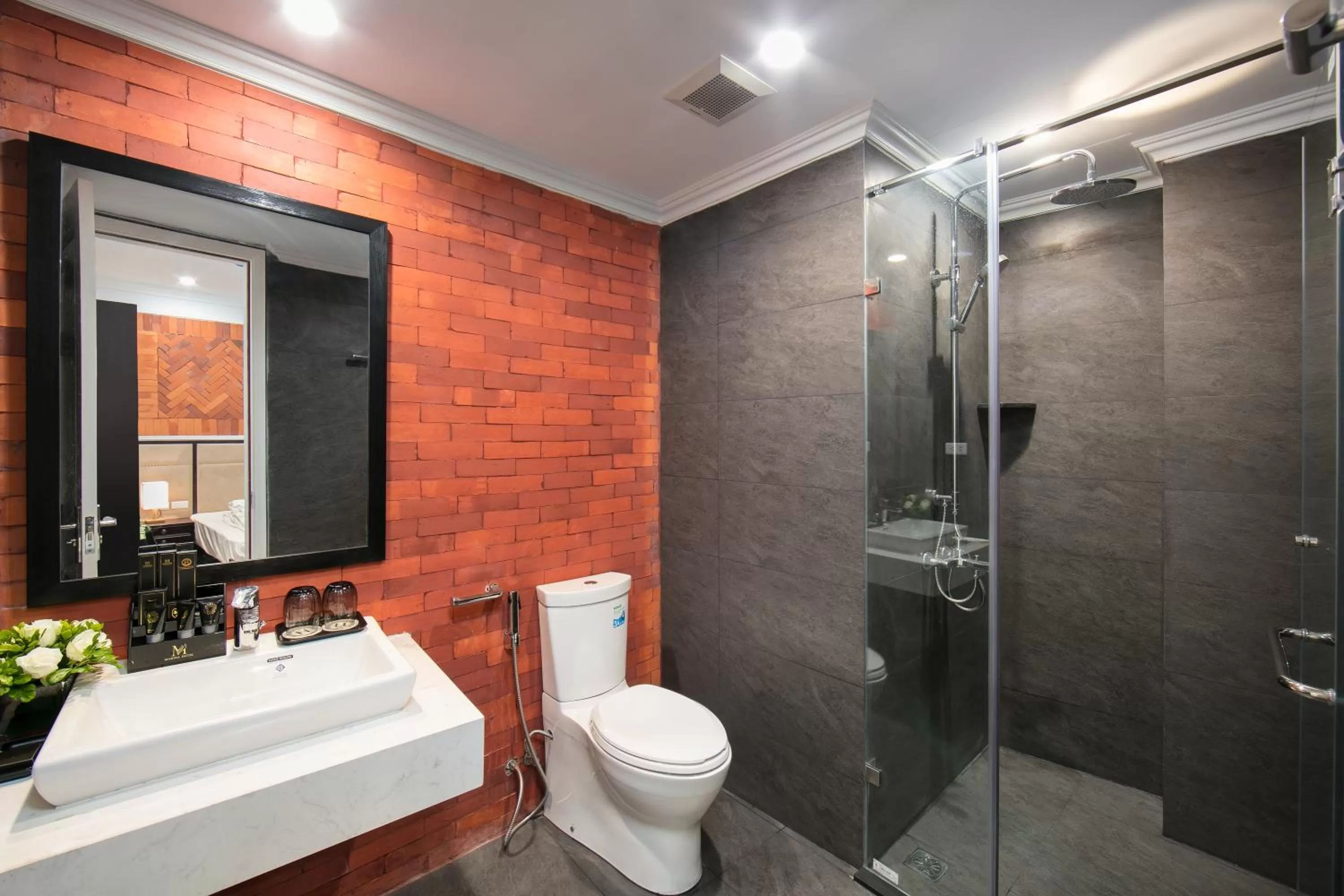 Bathroom in Marina Hotel