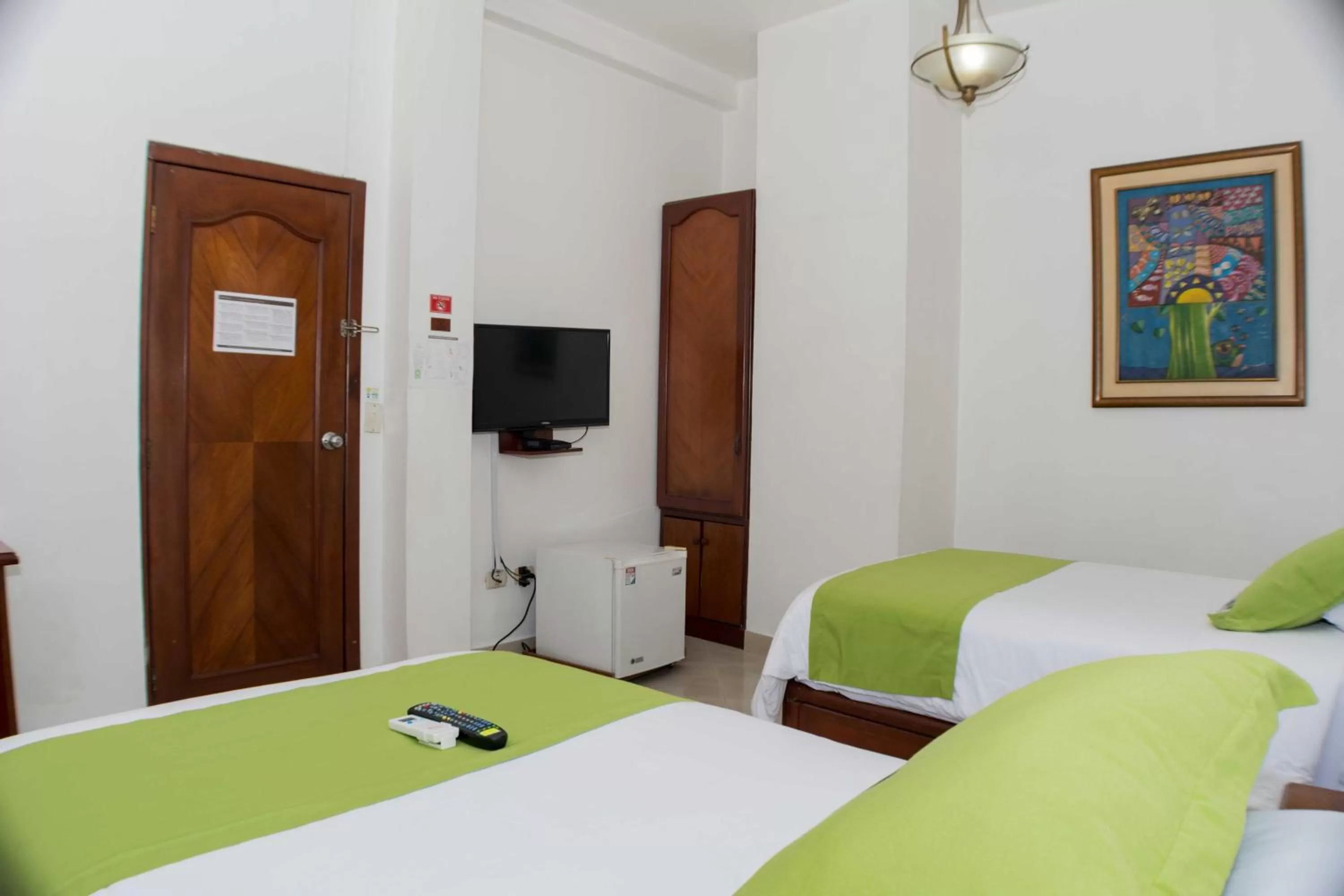 Bed in Hotel Castell