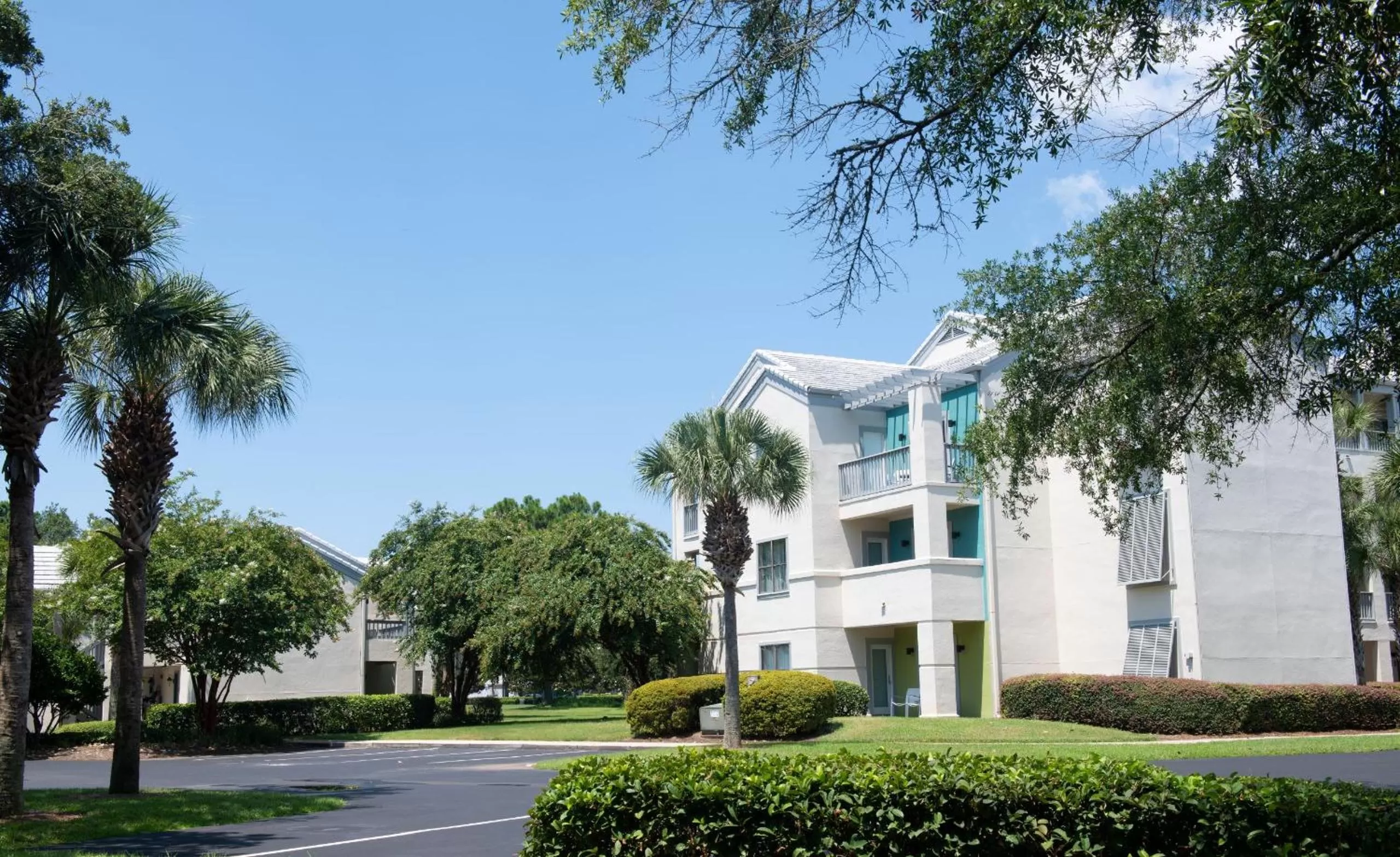 Property building in Hilton Vacation Club Bayside Resort Panama City Beach