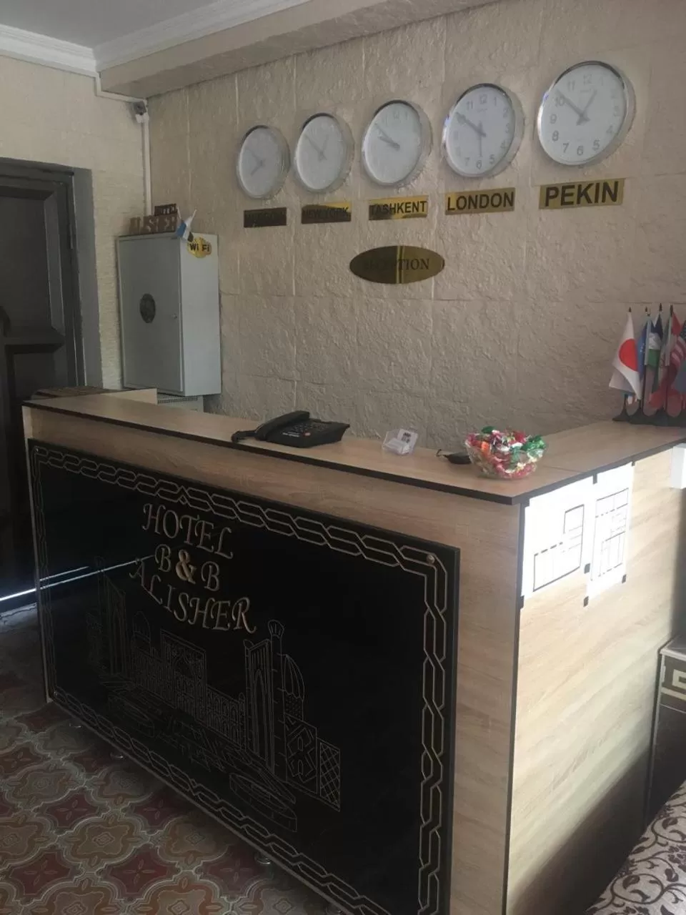 Lobby/Reception in Alisher B&B Chorbog'