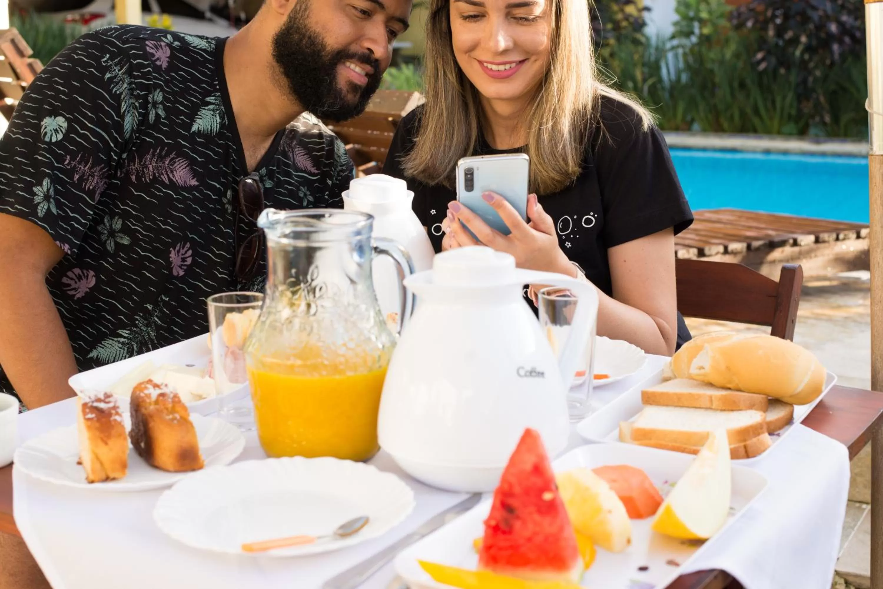 Food and drinks in Pousada Viva Ubatuba
