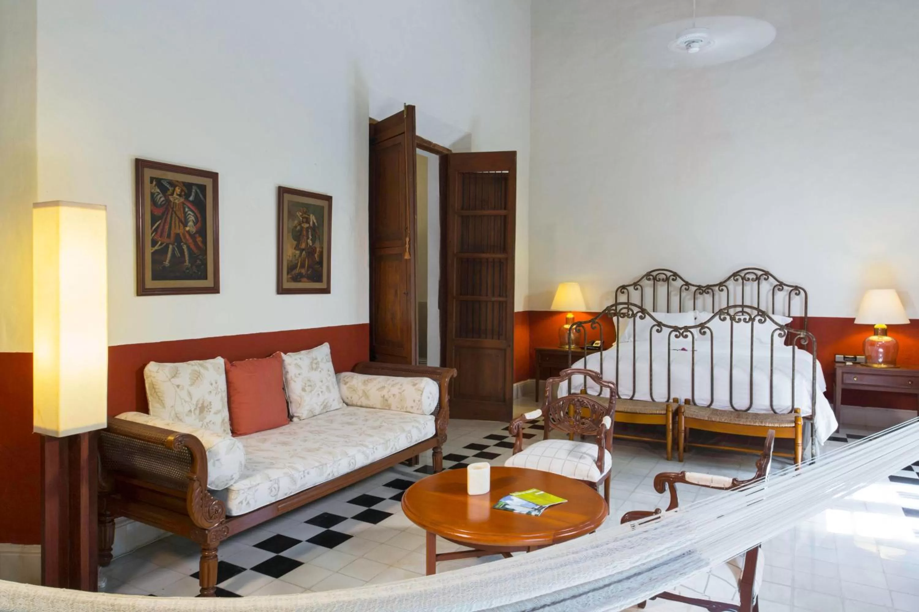 Bed in Hacienda Temozon Sur